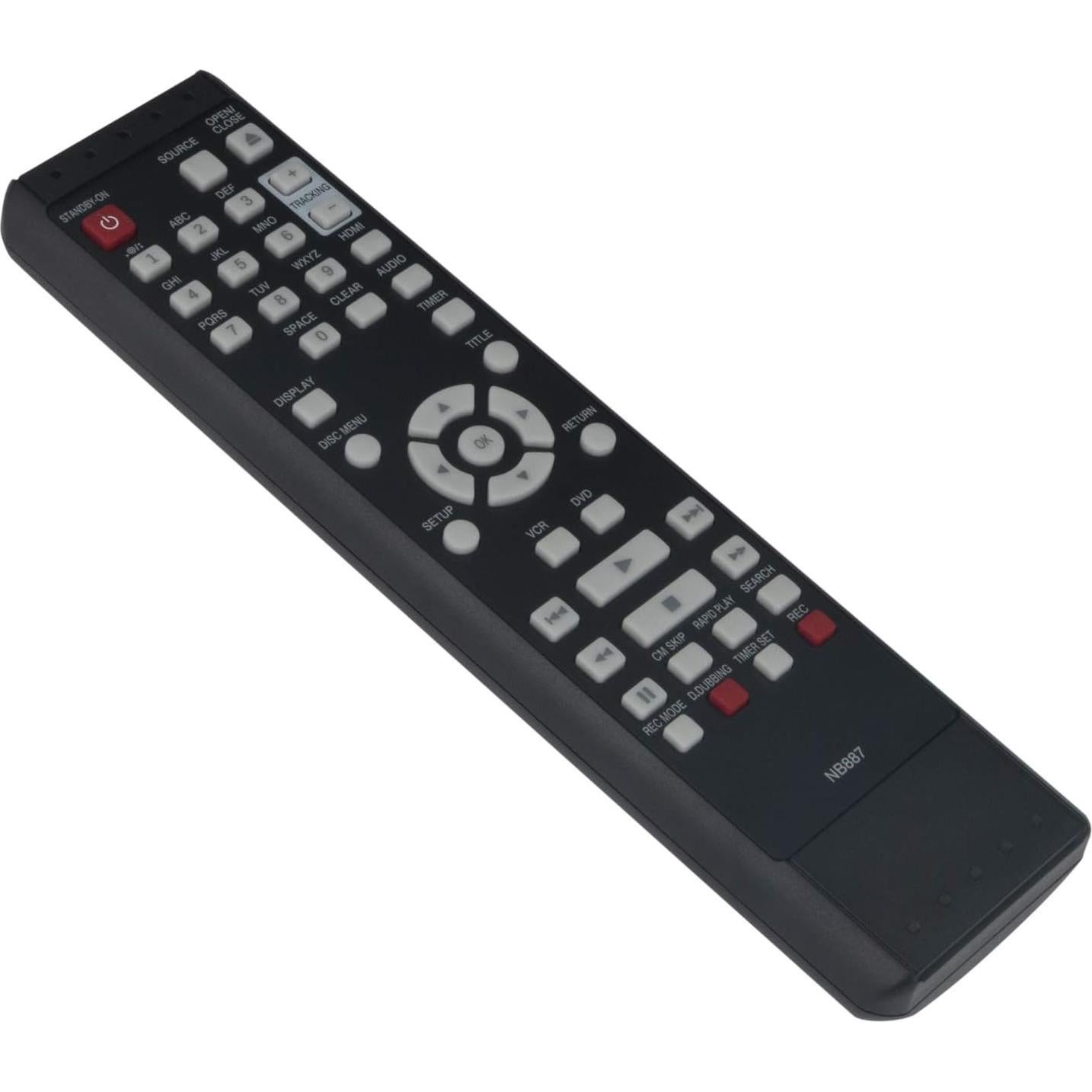 Control Remoto WINFLIKE NB887 para Magnavox DVD/VCR Combo