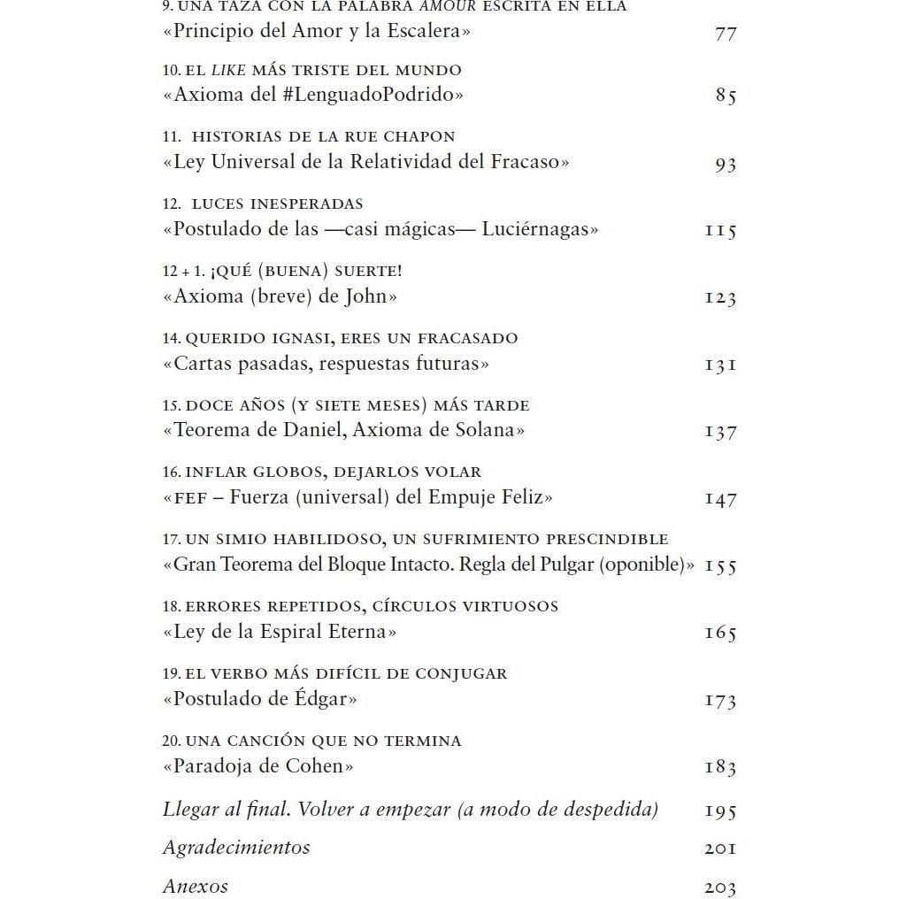 Teoría optimista del fracaso: Un relato sobre el arte de saber tropezar (Spanish Edition)