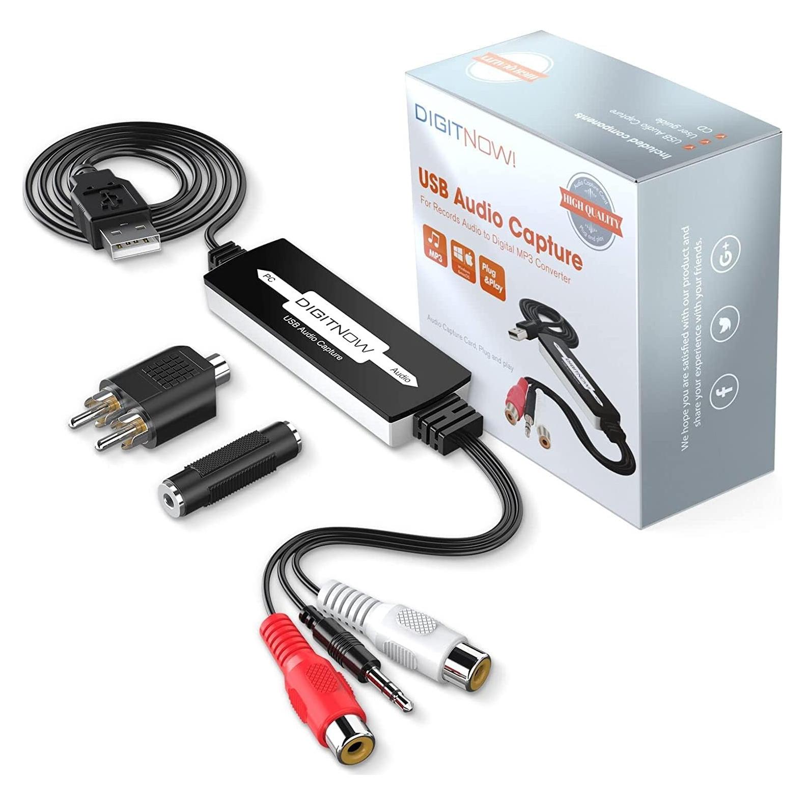 Tarjeta de Captura de Audio USB DIGITNOW BR605 para MP3