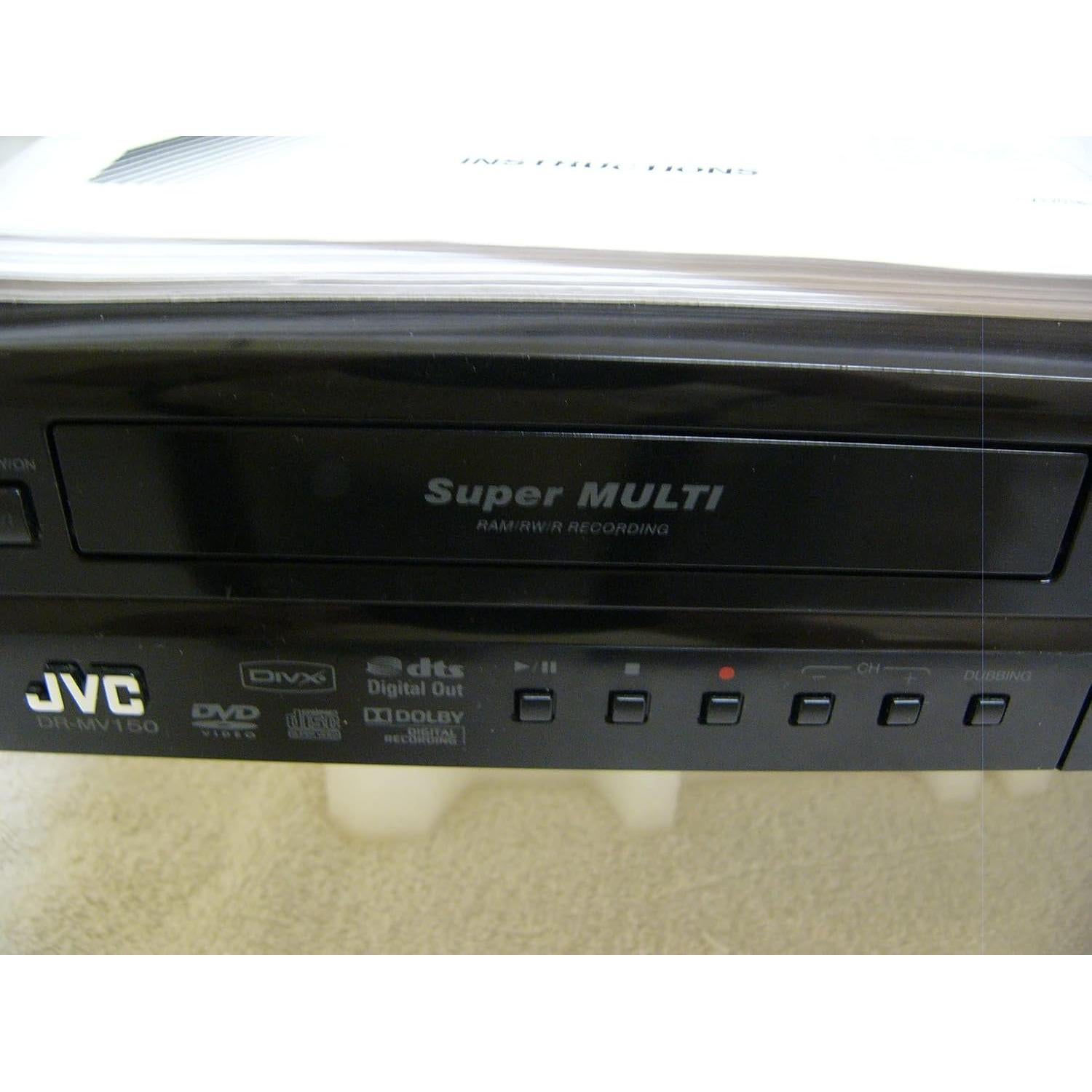 Grabador de VHS y DVD JVC DRM150 con HDMI 1080p