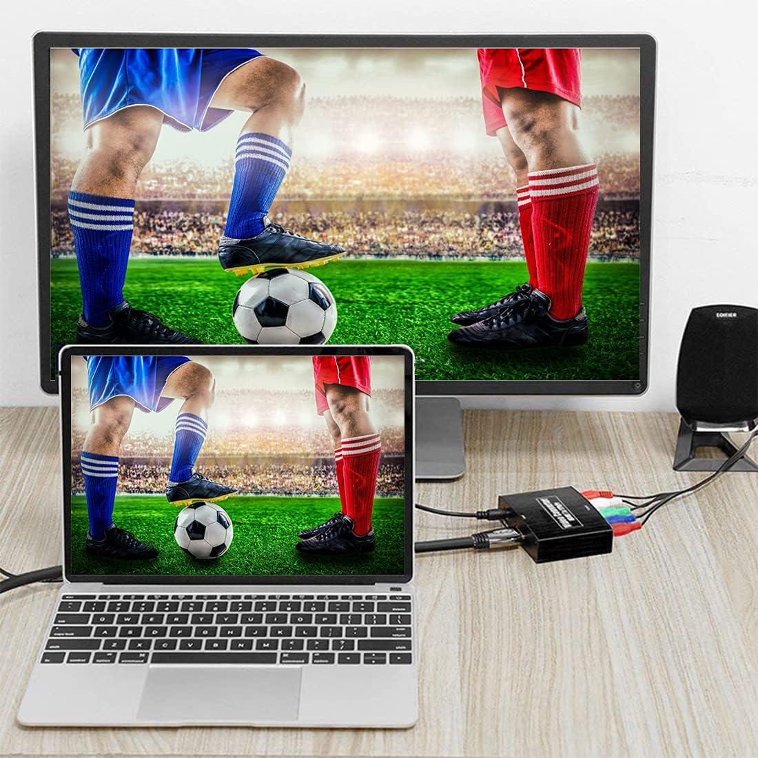 Convertidor YPbPr a HDMI Anber-Tech 1080P 5RCA RGB