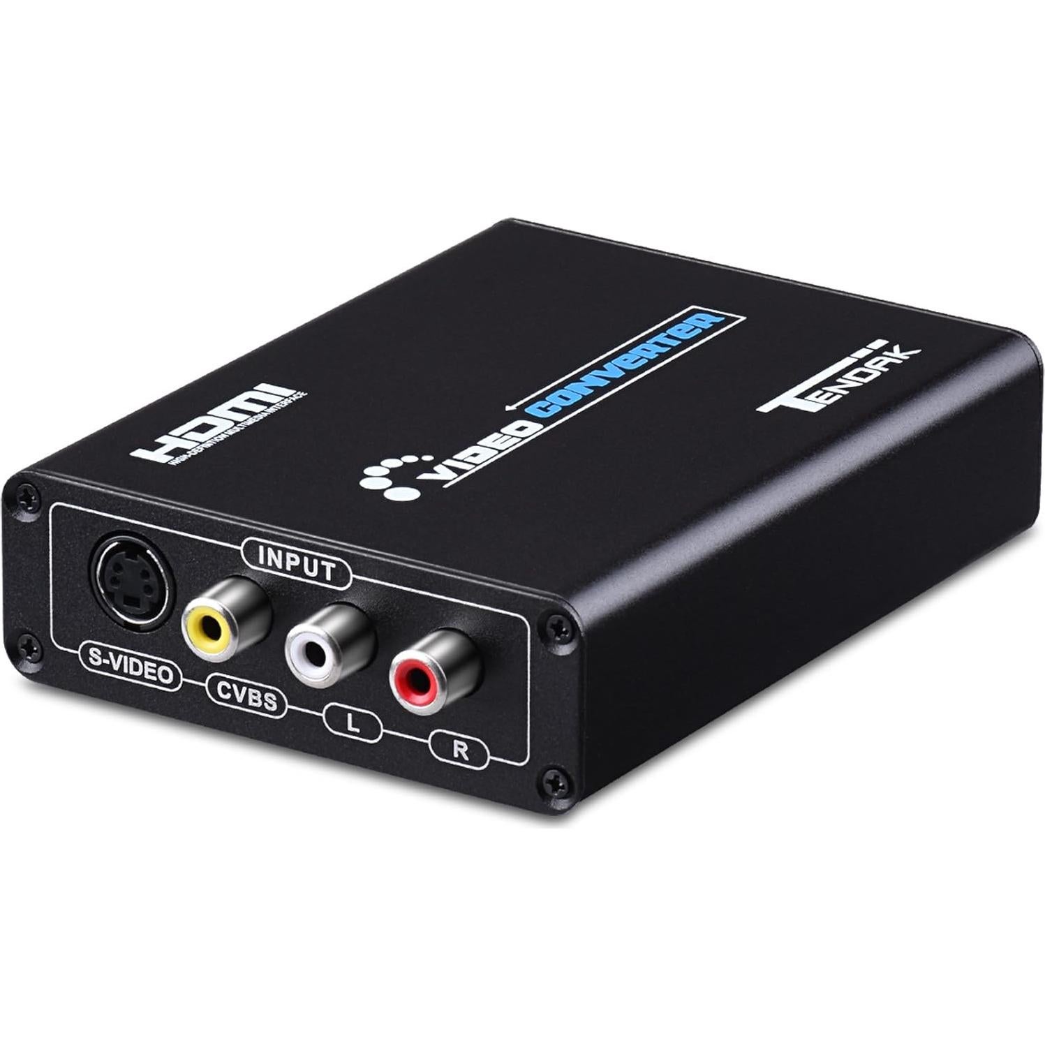 Convertidor HDMI Tendak AV-069-BK RCA S-Video 720P 1080P