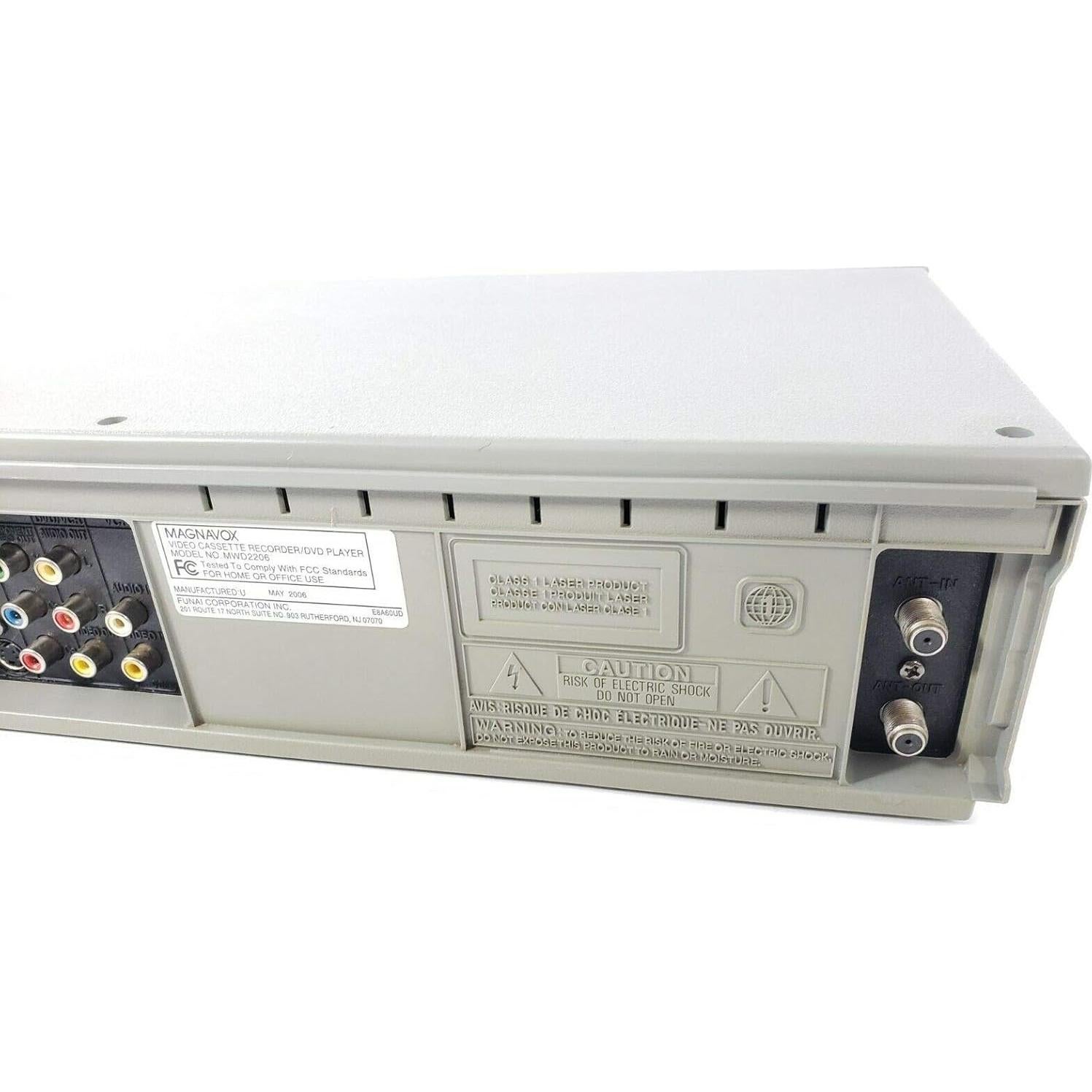 Reproductor DVD/VCR Magnavox MWD2206 Dual Deck 3.63kg