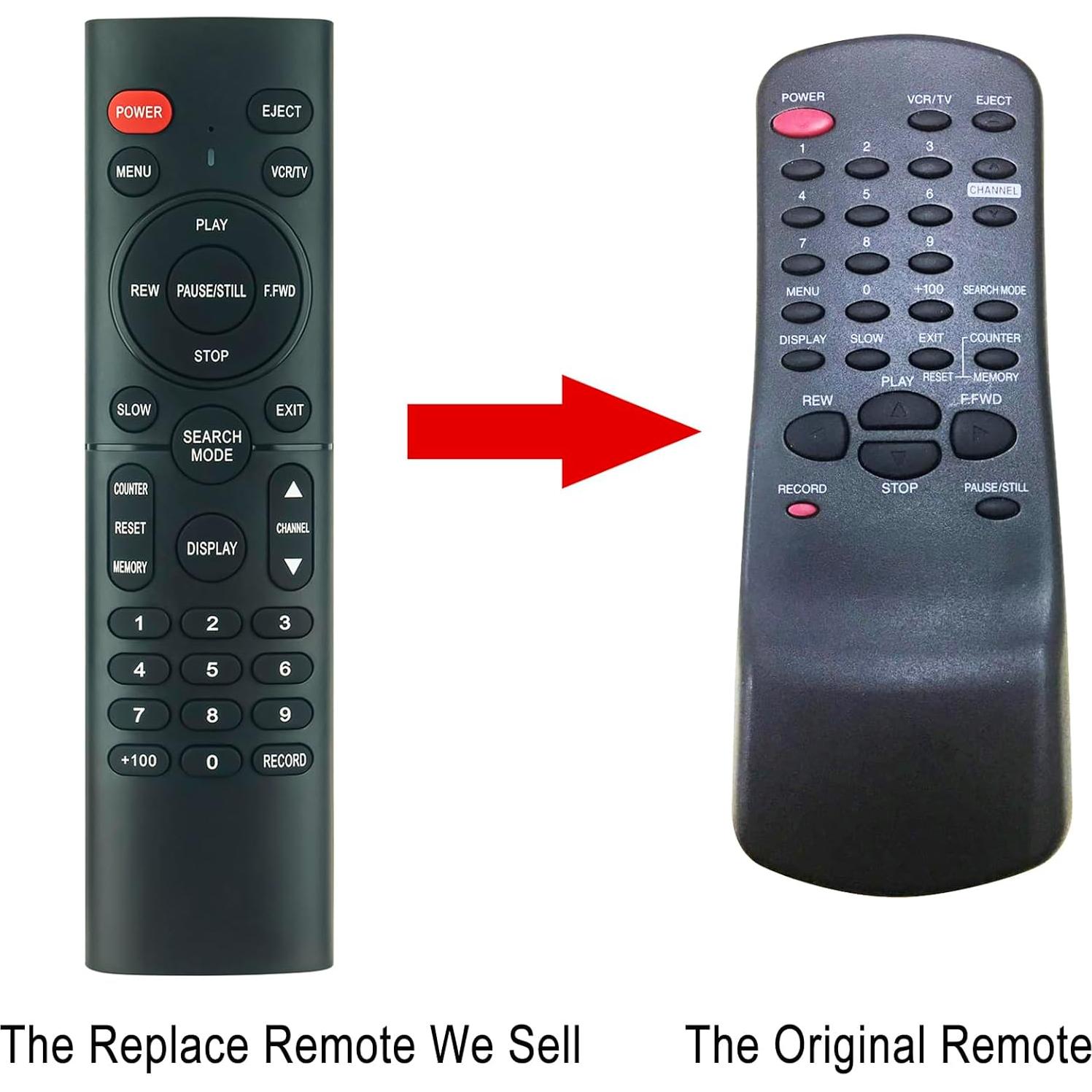 Control Remoto Reemplazo NA351UD para Funai Emerson VCR