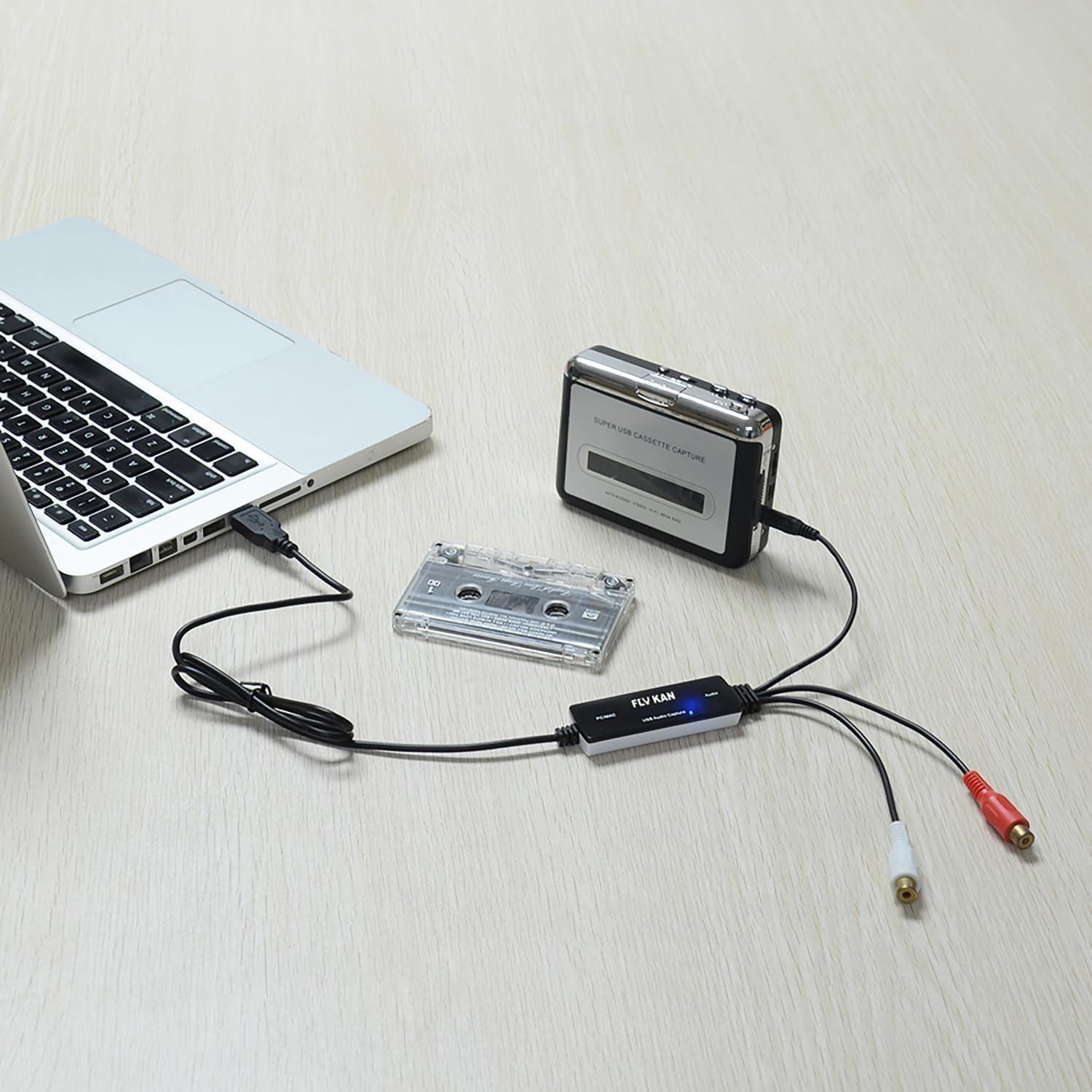 Tarjeta de Captura de Audio USB FLY KAN - Grabador MP3/WAV