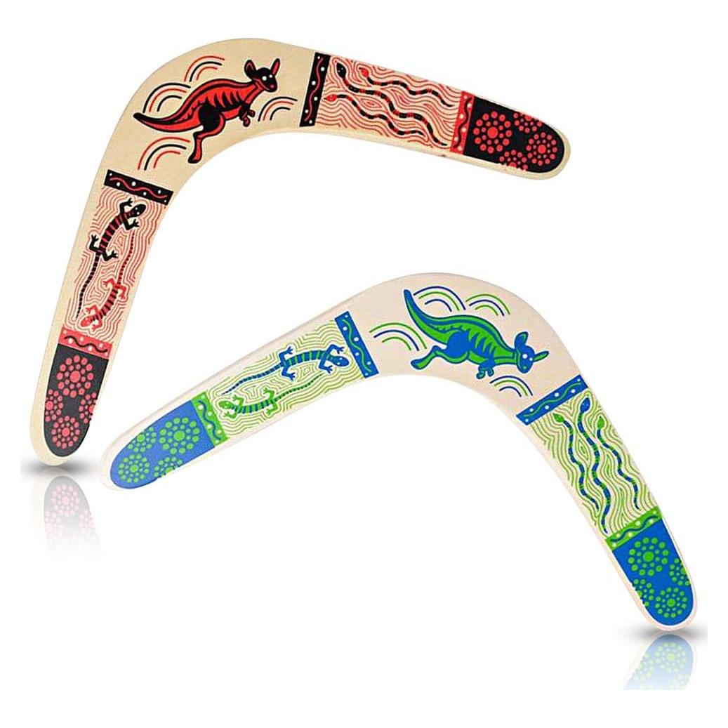 Boomerang de Madera ArtCreativity Set de 2 para Niños