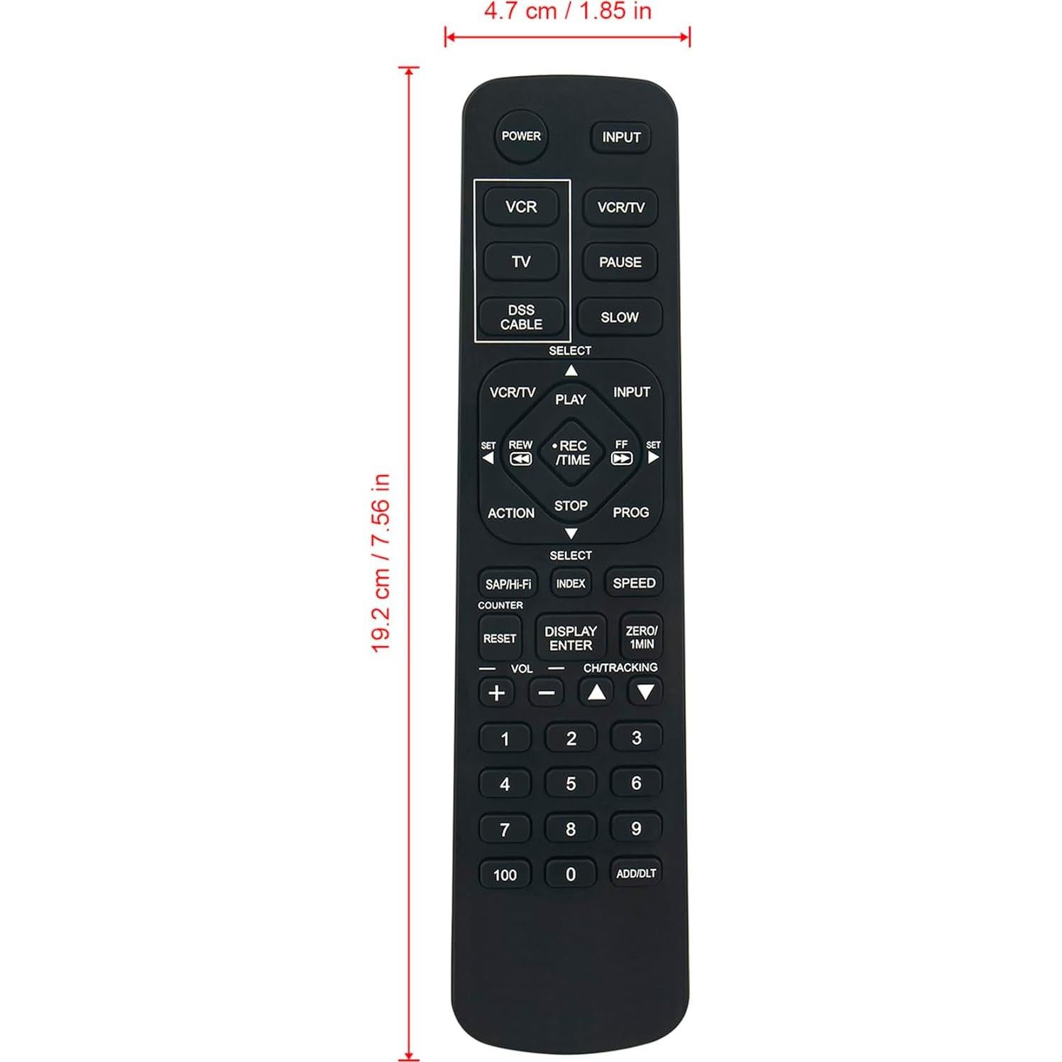 Control Remoto Reemplazo VSQS1559 para VCR Panasonic Omnivision