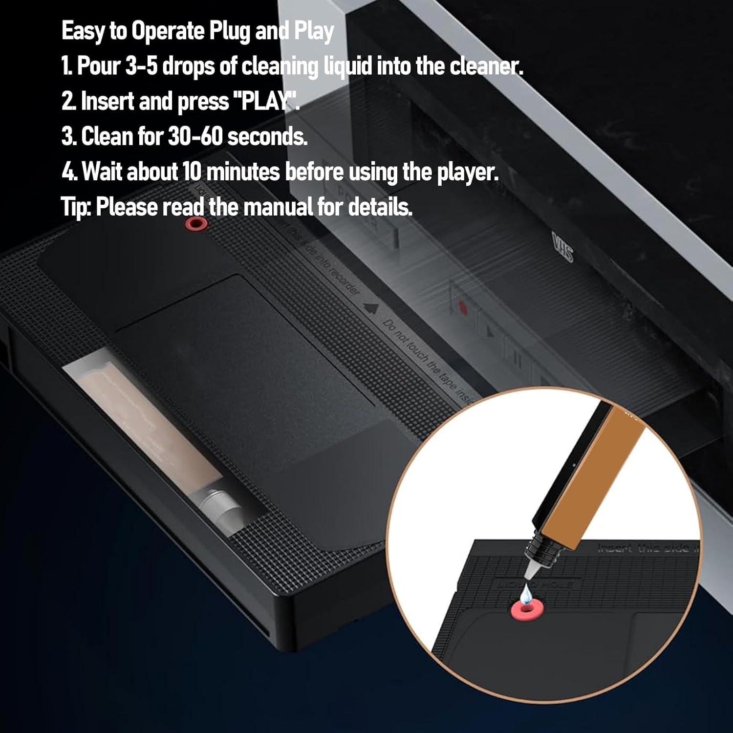 Limpiador de Cabezas de VCR VBESTLIFE con Líquido de Limpieza