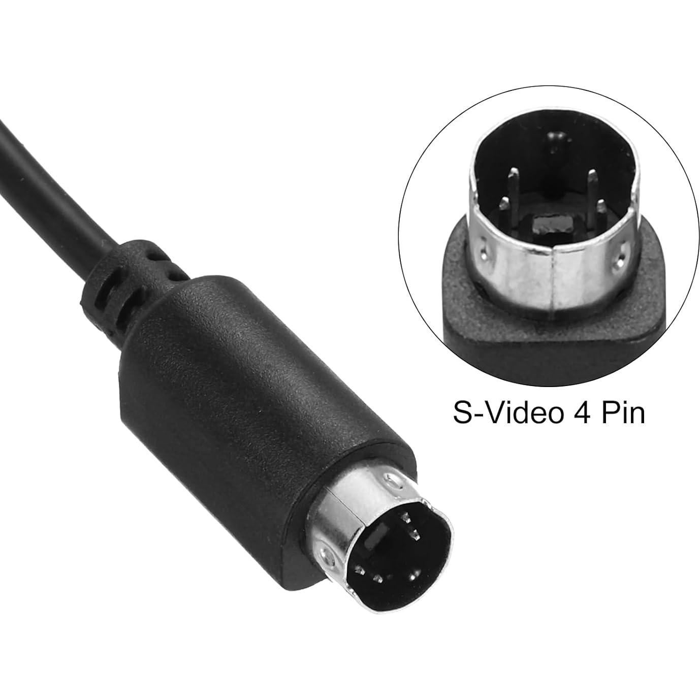 Cable S-Video 0.3m MECCANIXITY 4 Pines Macho a Macho