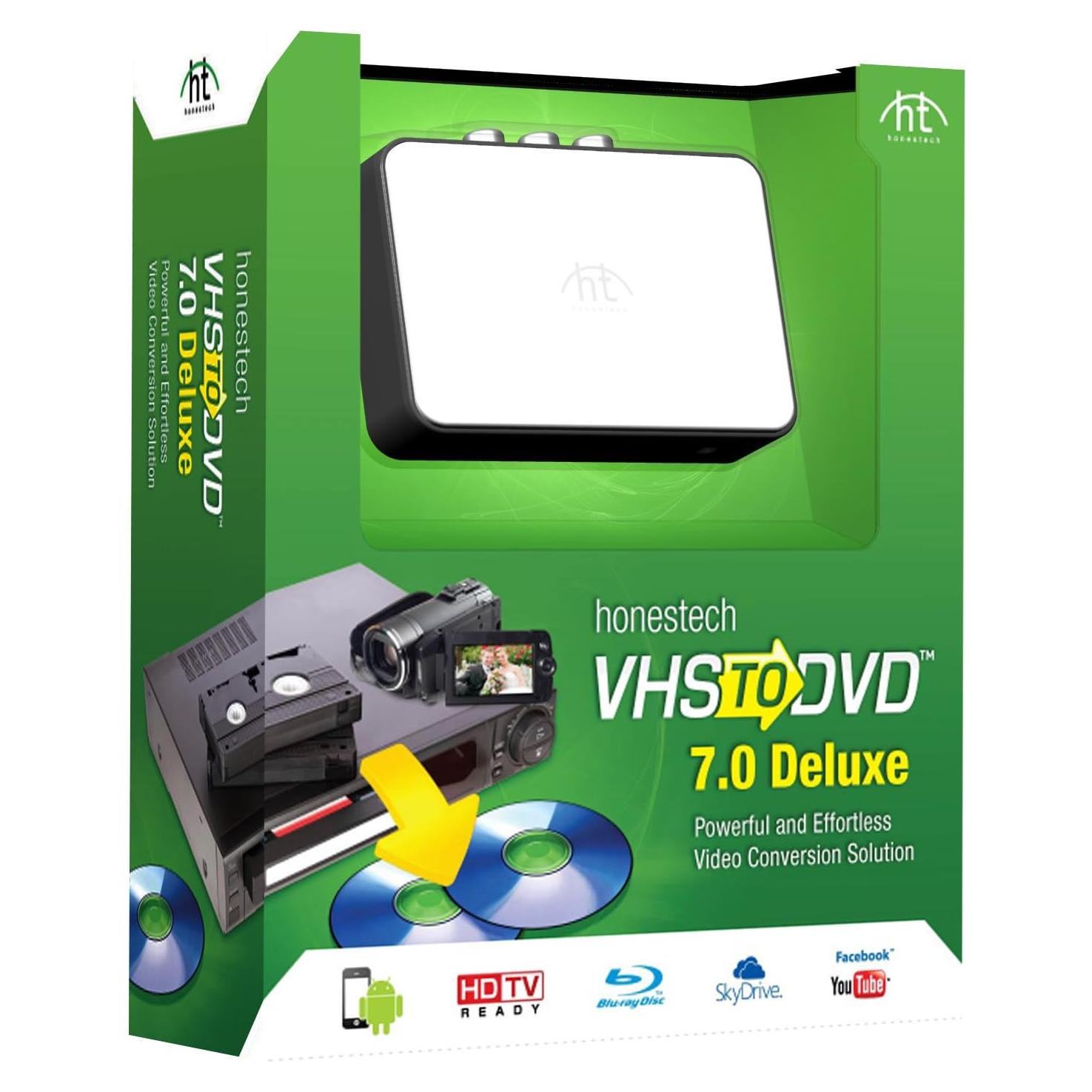 Conversor VHS a DVD honestech VHStoDVD 7.0 Deluxe