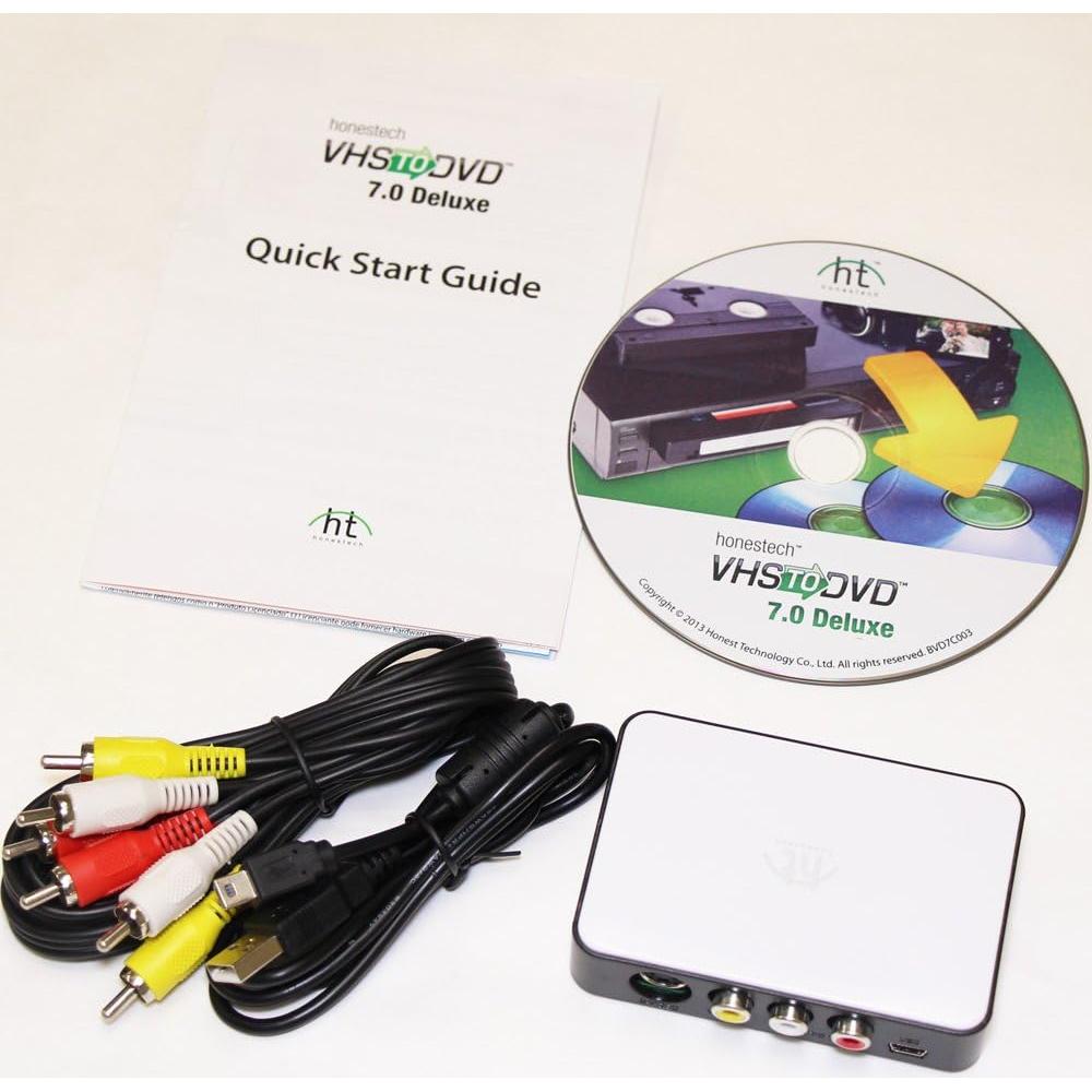 Conversor VHS a DVD honestech VHStoDVD 7.0 Deluxe