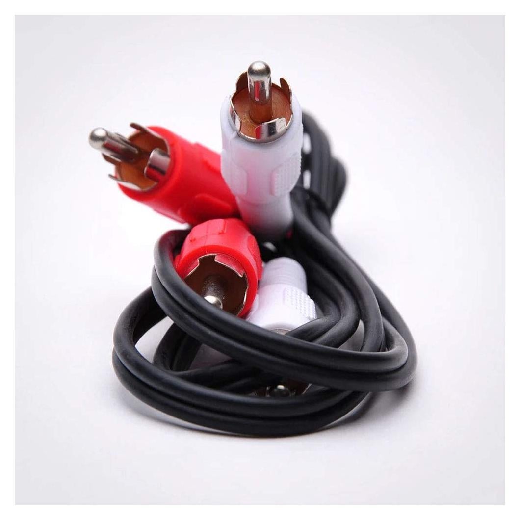 2 RCA Audio Cable - Male to Male 3ft - for Connecting DVD Players, VHS Players, Sega Dreamcast, Nintendo 64