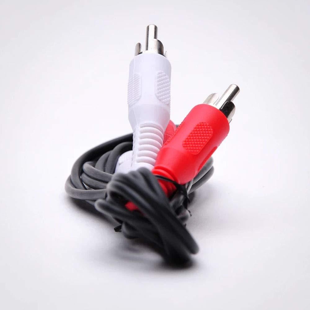 2 RCA Audio Cable - Male to Male 3ft - for Connecting DVD Players, VHS Players, Sega Dreamcast, Nintendo 64