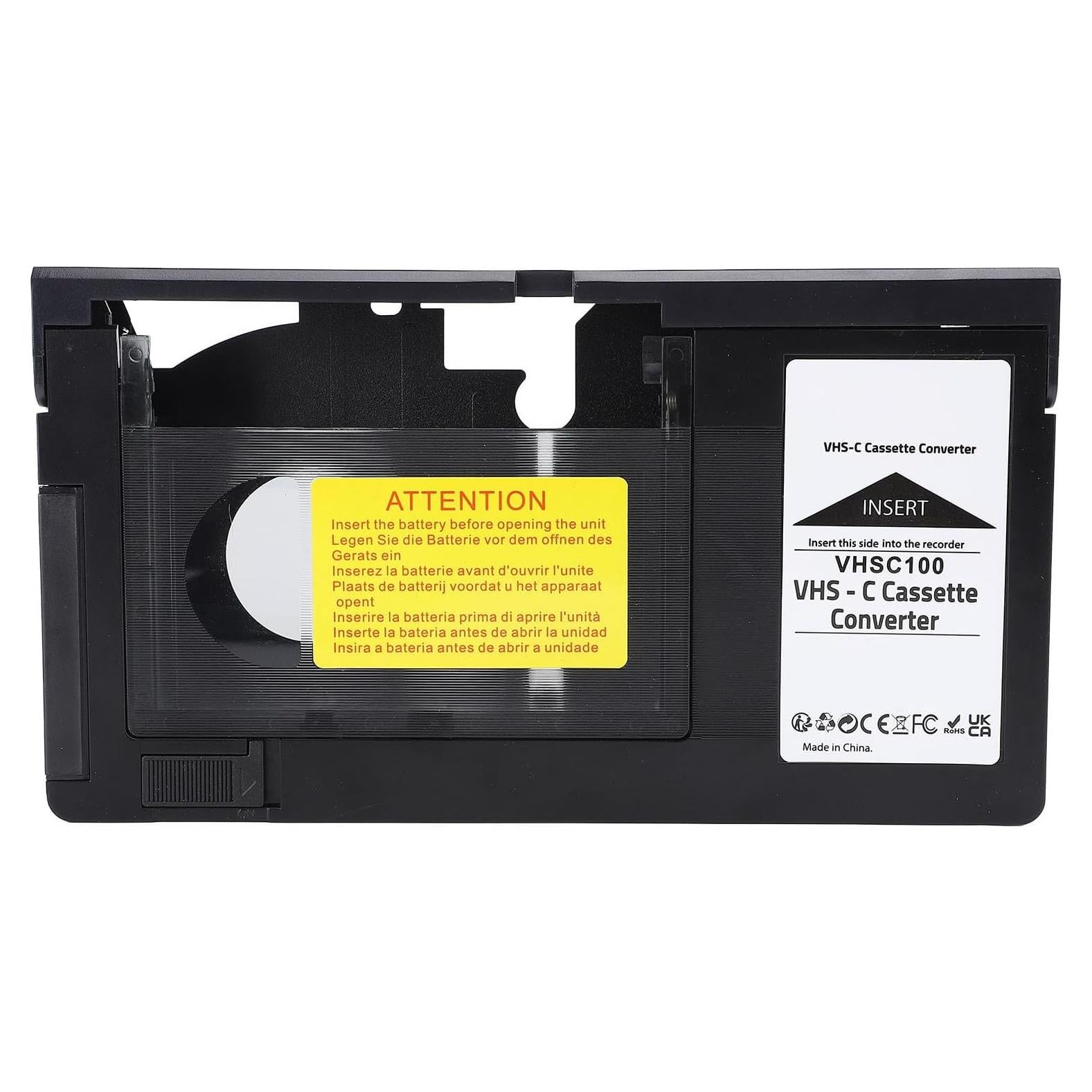 Adaptador de Casete VHS C a VHS VBESTLIFE 188x102mm