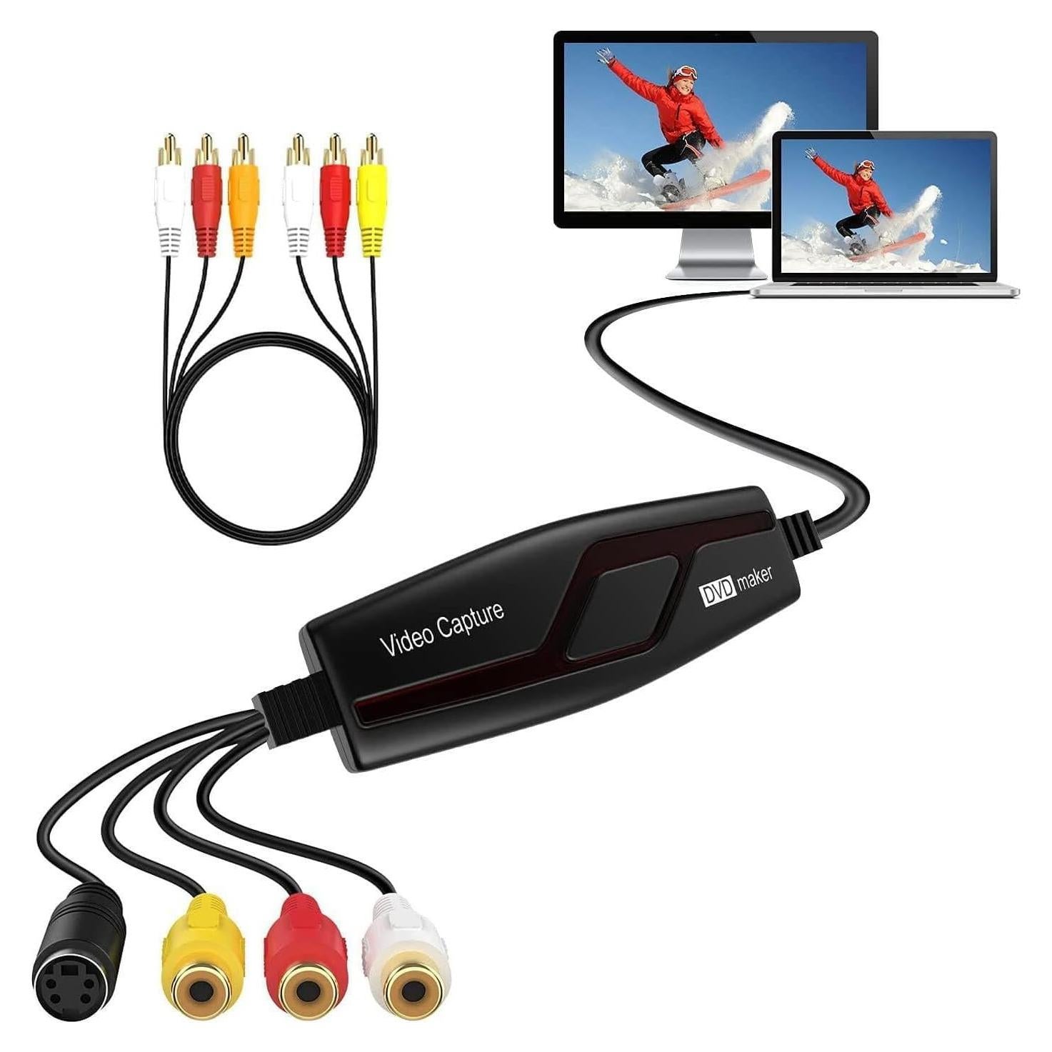 Tarjeta de Captura de Video VIXLW USB 2.0 RCA a Digital 720P