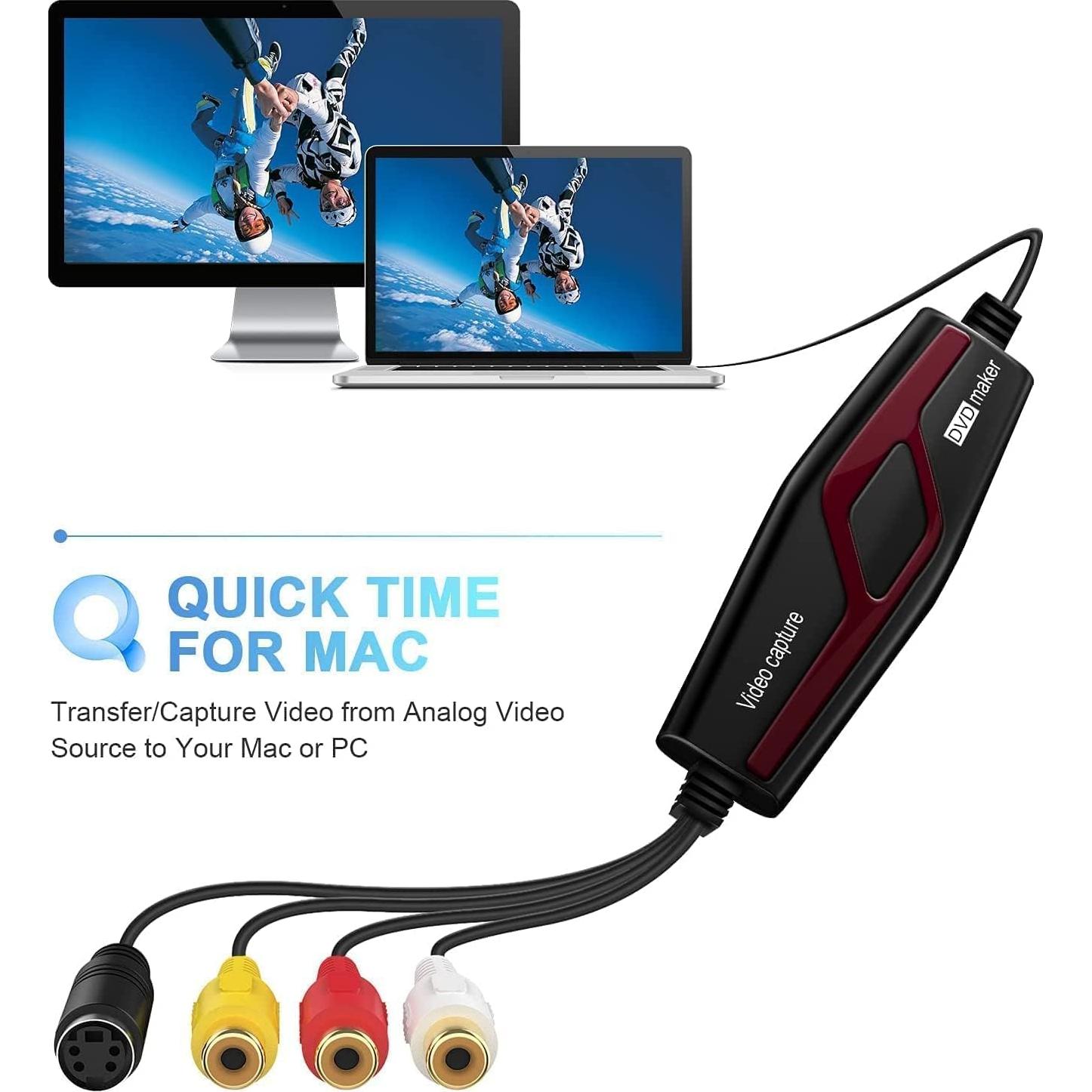 Tarjeta de Captura de Video VIXLW USB 2.0 RCA a Digital 720P