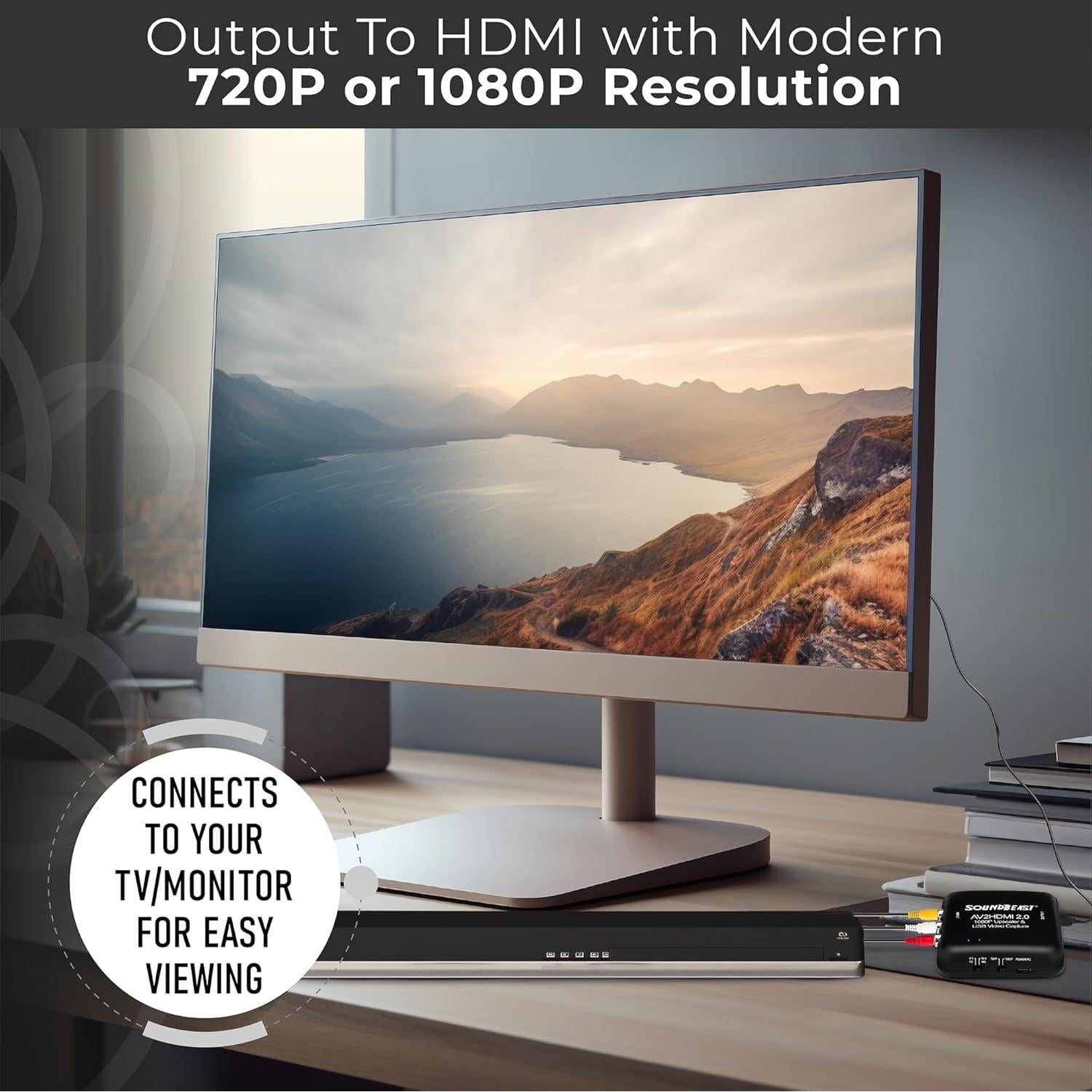 Convertidor AV a HDMI 2.0 SoundBeast - Escalador 1080P