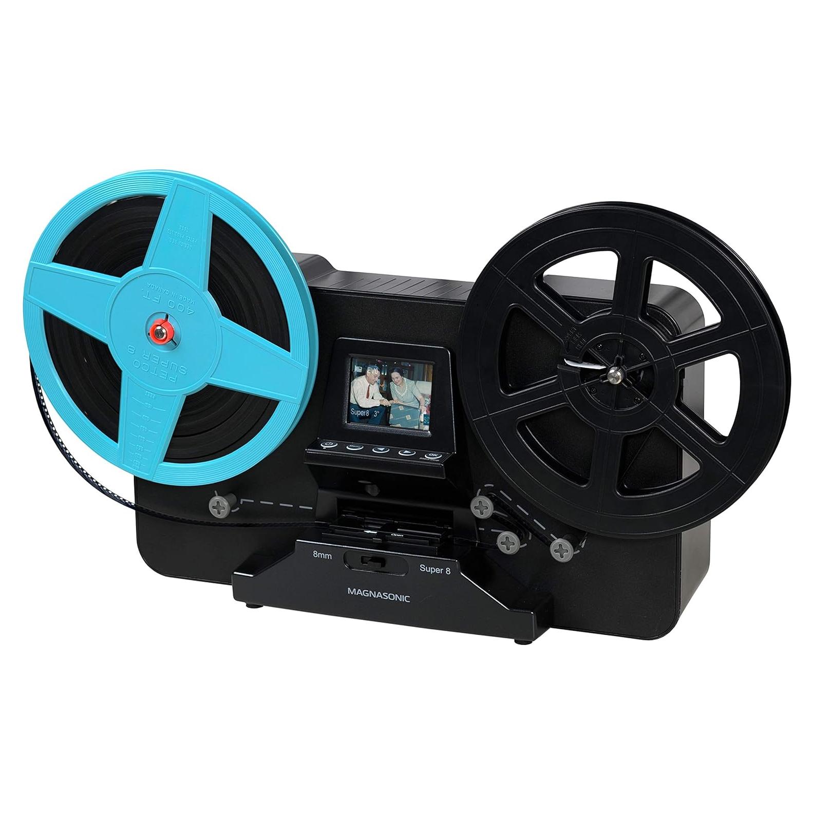 Escáner de película Magnasonic FS81, digitaliza Super 8/8mm