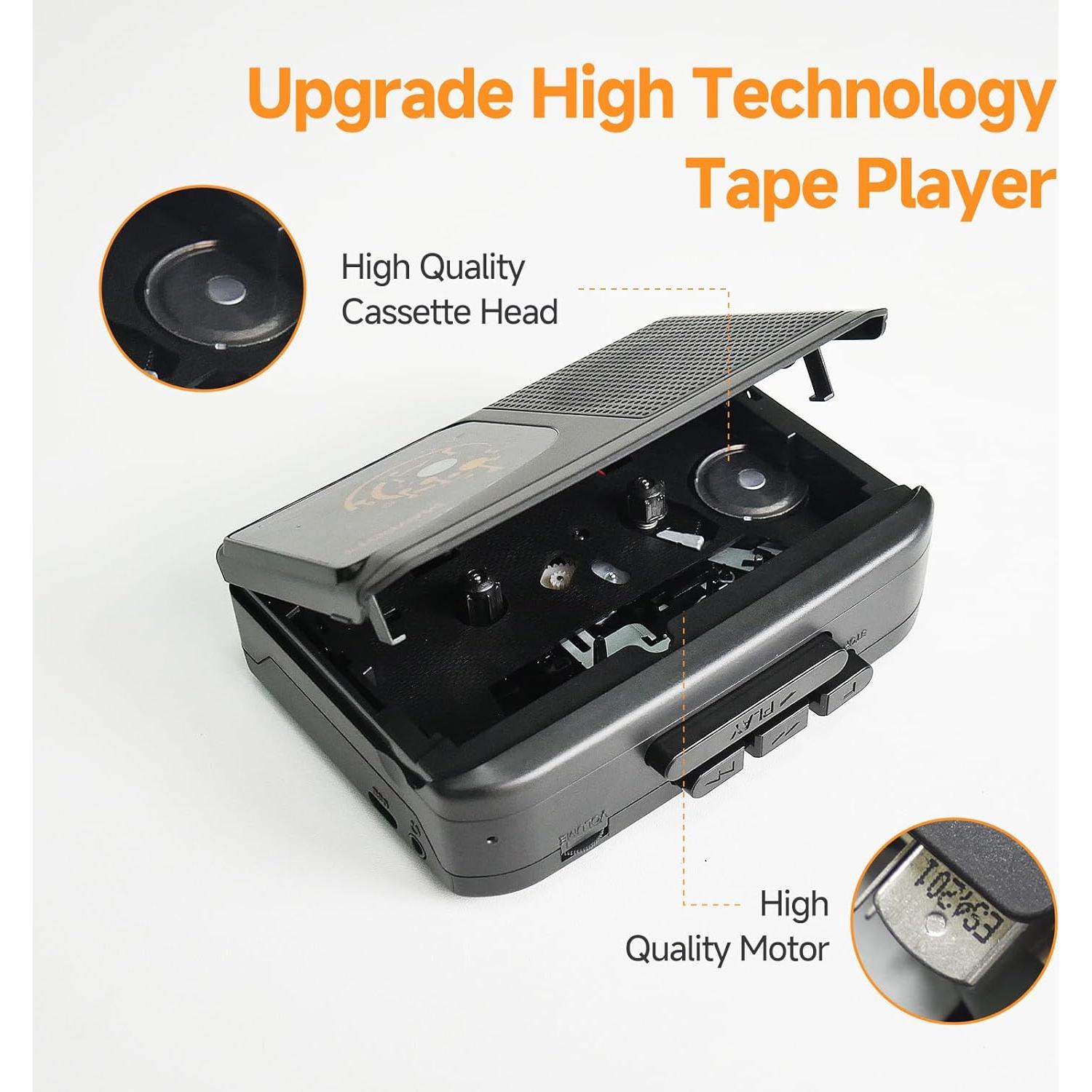 Reproductor de Cinta Cassette Portátil Maypott USB a MP3