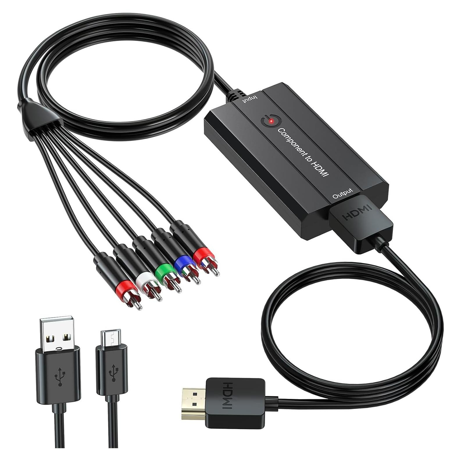 Convertidor de Componente a HDMI Die Xi 1080P con Cables