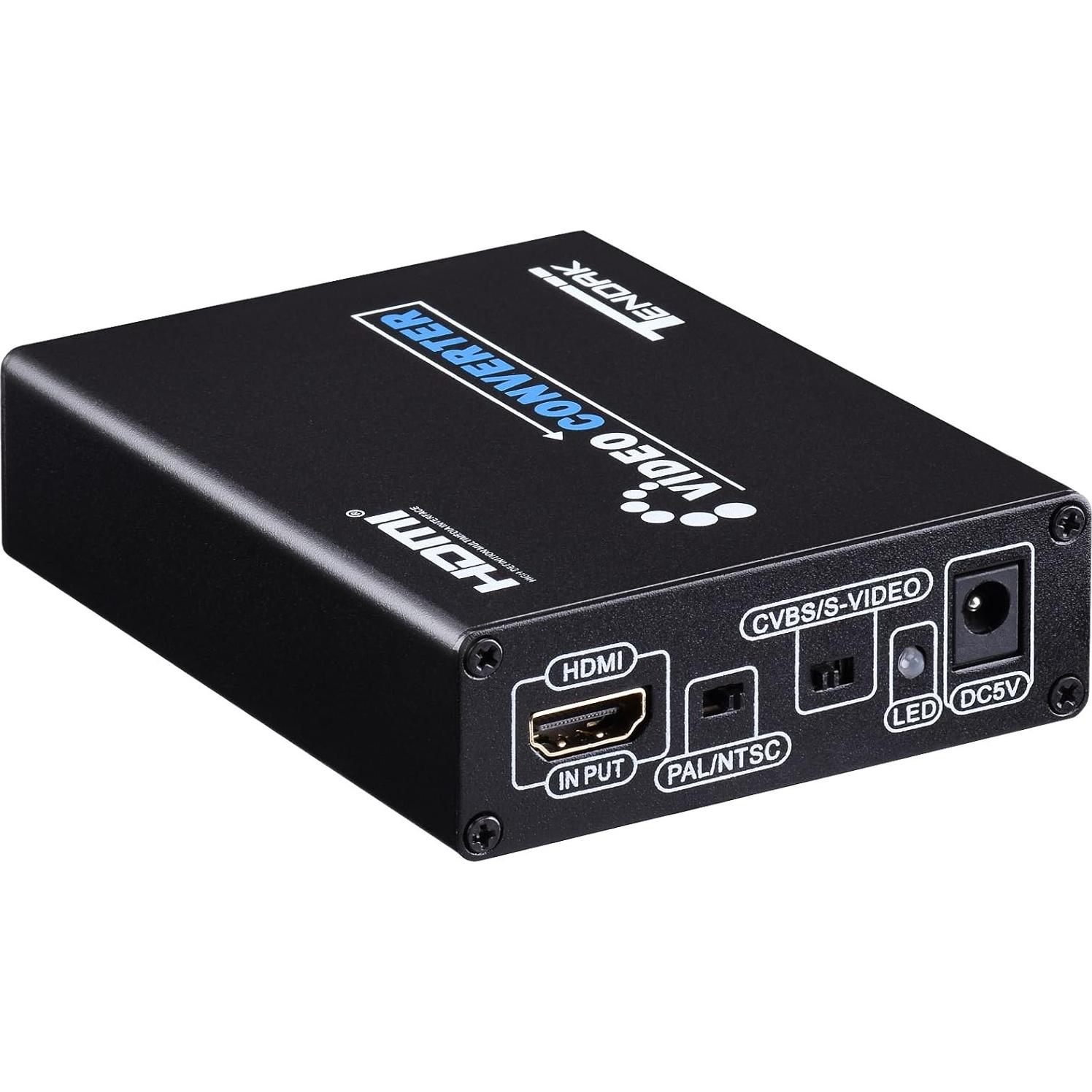 Convertidor HDMI a RCA/S-Video Tendak AV 720P/1080P