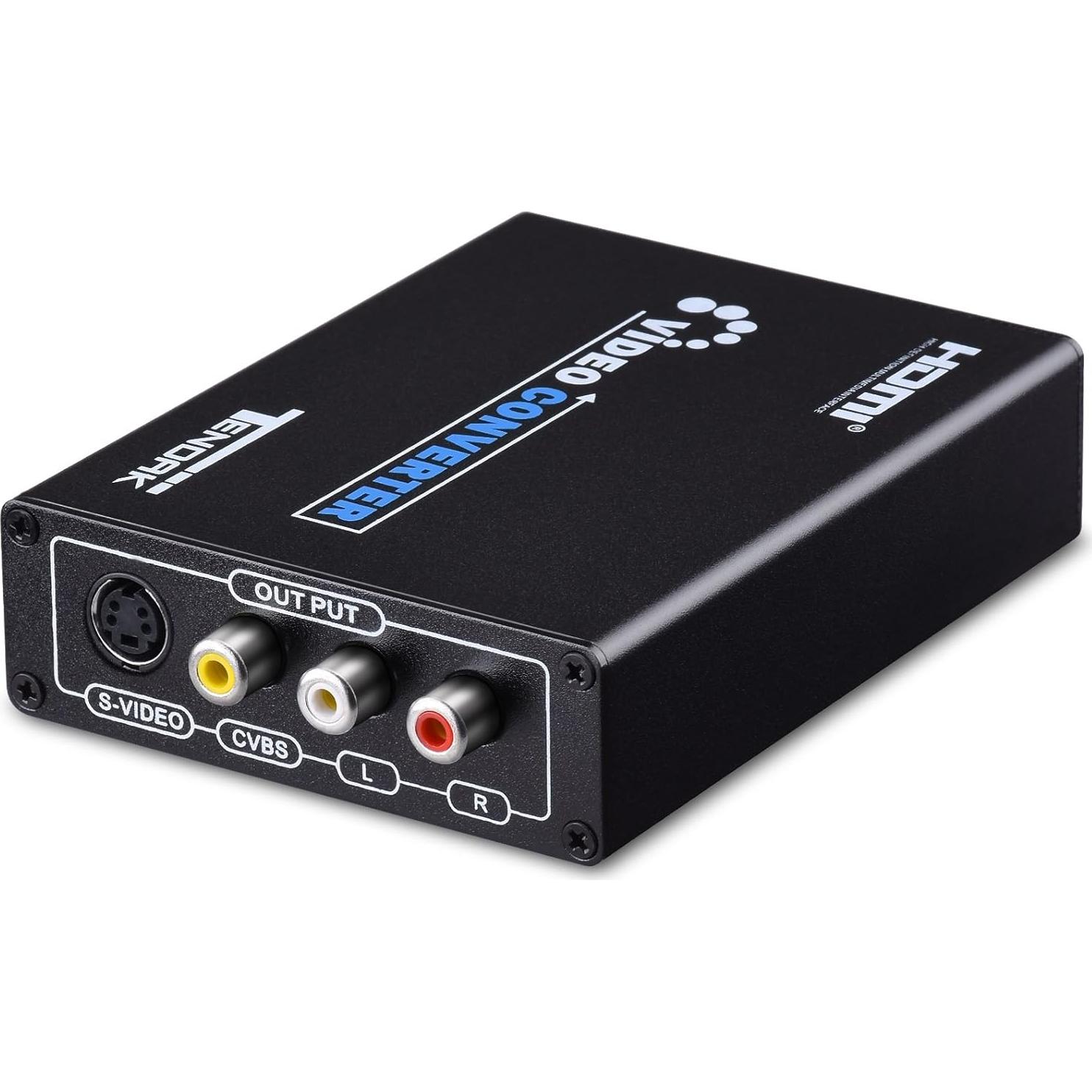 Convertidor HDMI a RCA/S-Video Tendak AV 720P/1080P