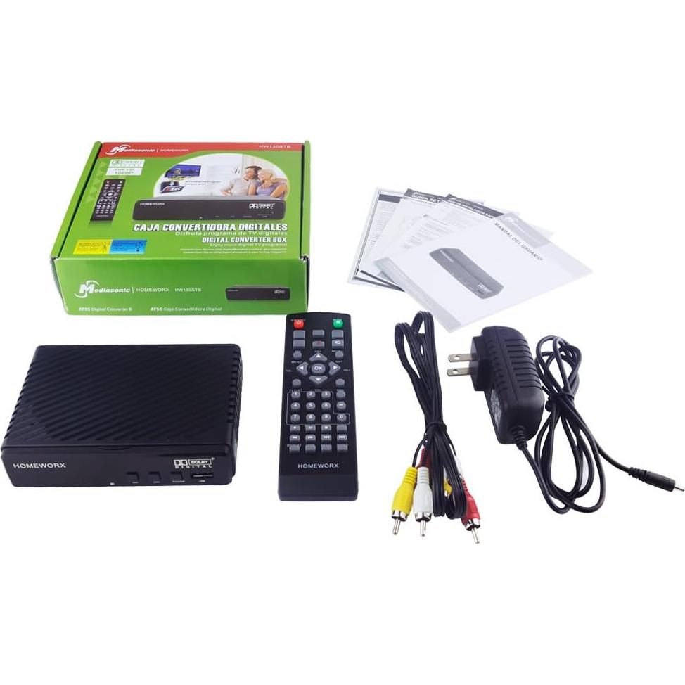 Caja Convertidora Digital Mediasonic HW130STB con Grabación