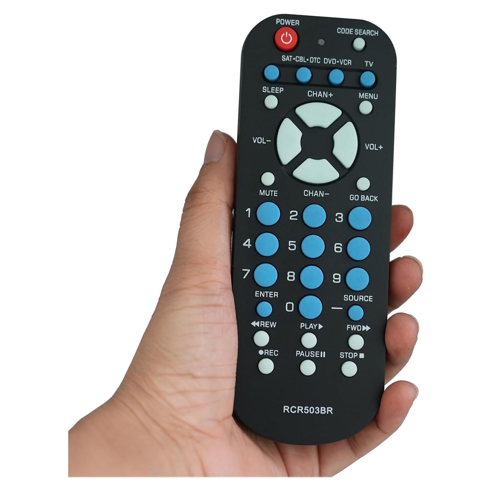 Control Remoto Universal Kassionel RCR503BR para 3 Dispositivos