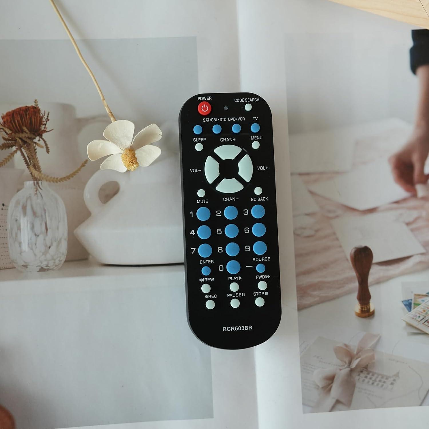 Control Remoto Universal Kassionel RCR503BR para 3 Dispositivos