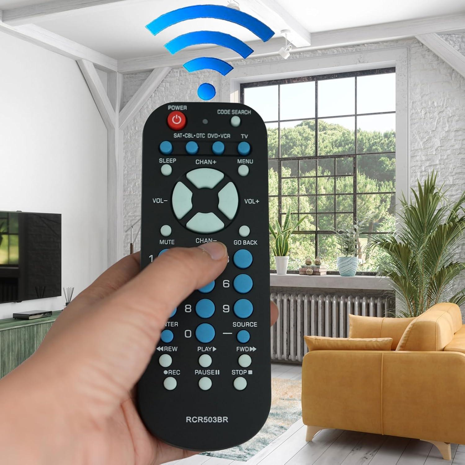 Control Remoto Universal Kassionel RCR503BR para 3 Dispositivos