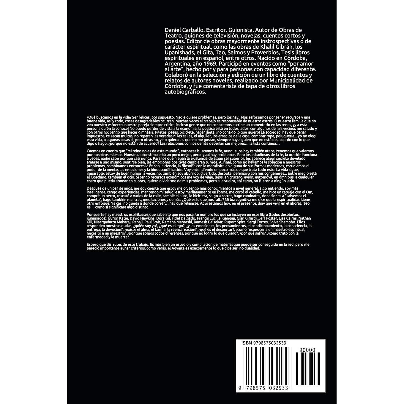 Tesis: Libros Espirituales en español: Advaita. No dualidad. Psicología. Transpersonal. Autoayuda. Coaching (Spanish Edition)