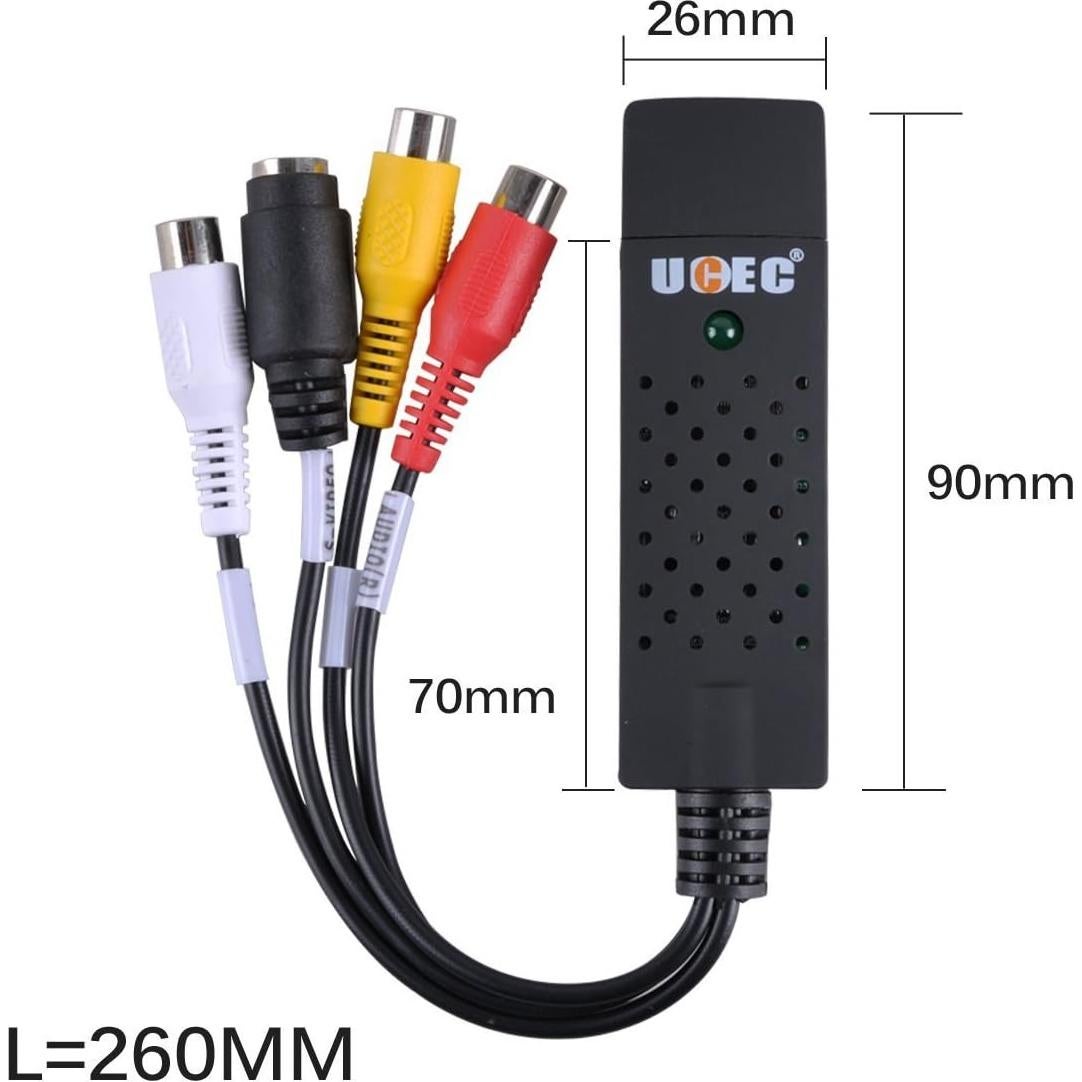 Adaptador de Captura de Video y Audio USB 2.0 UCEC UTV007