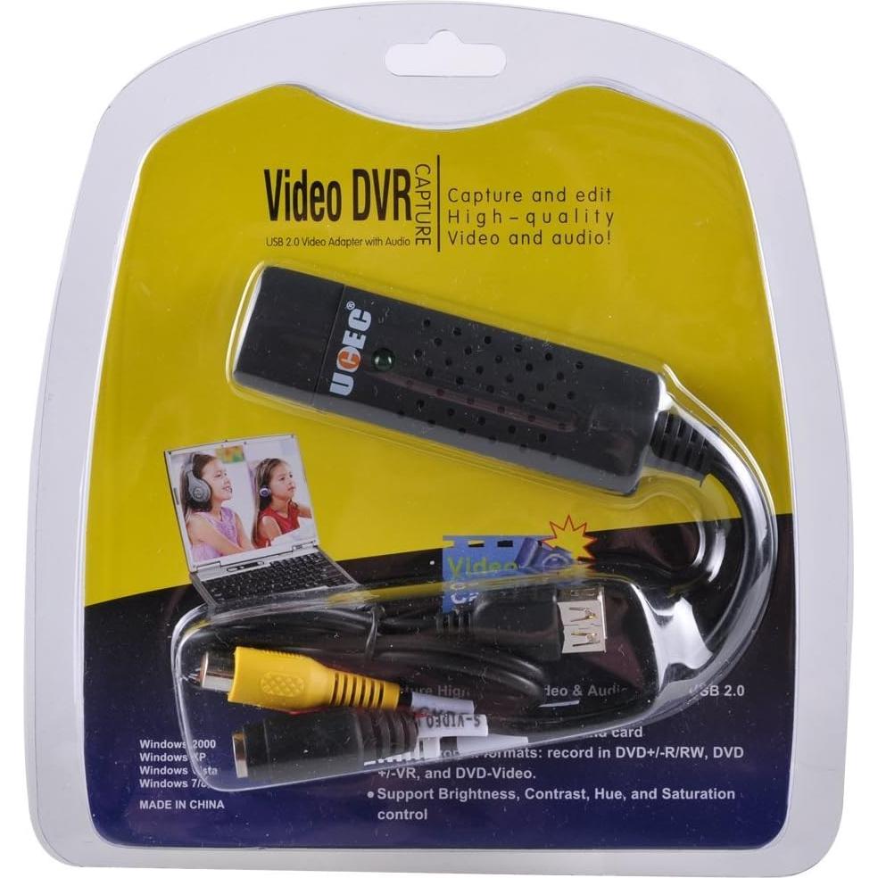 Adaptador de Captura de Video y Audio USB 2.0 UCEC UTV007