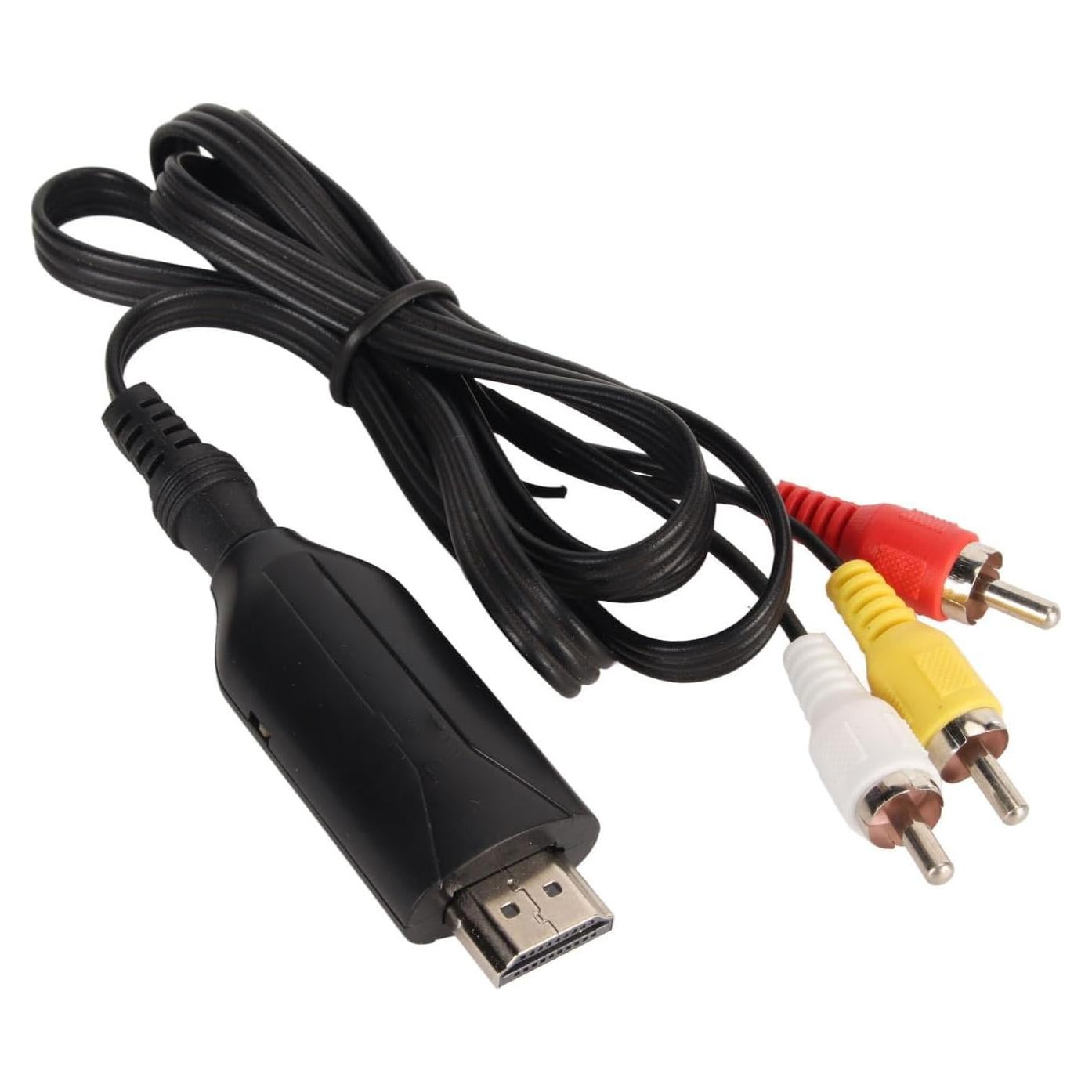 Convertidor HDMI a AV Zopsc 4K 30Hz Compatible con VHS y DVD