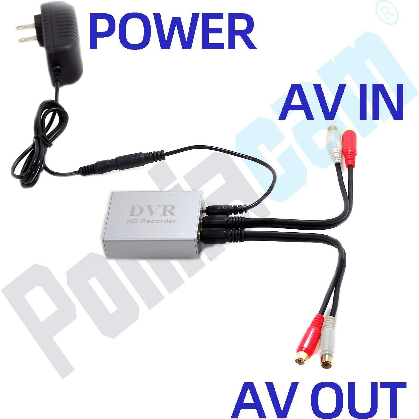 Mini DVR Grabador de Video Digital POMIACAM 1CH 512GB SD