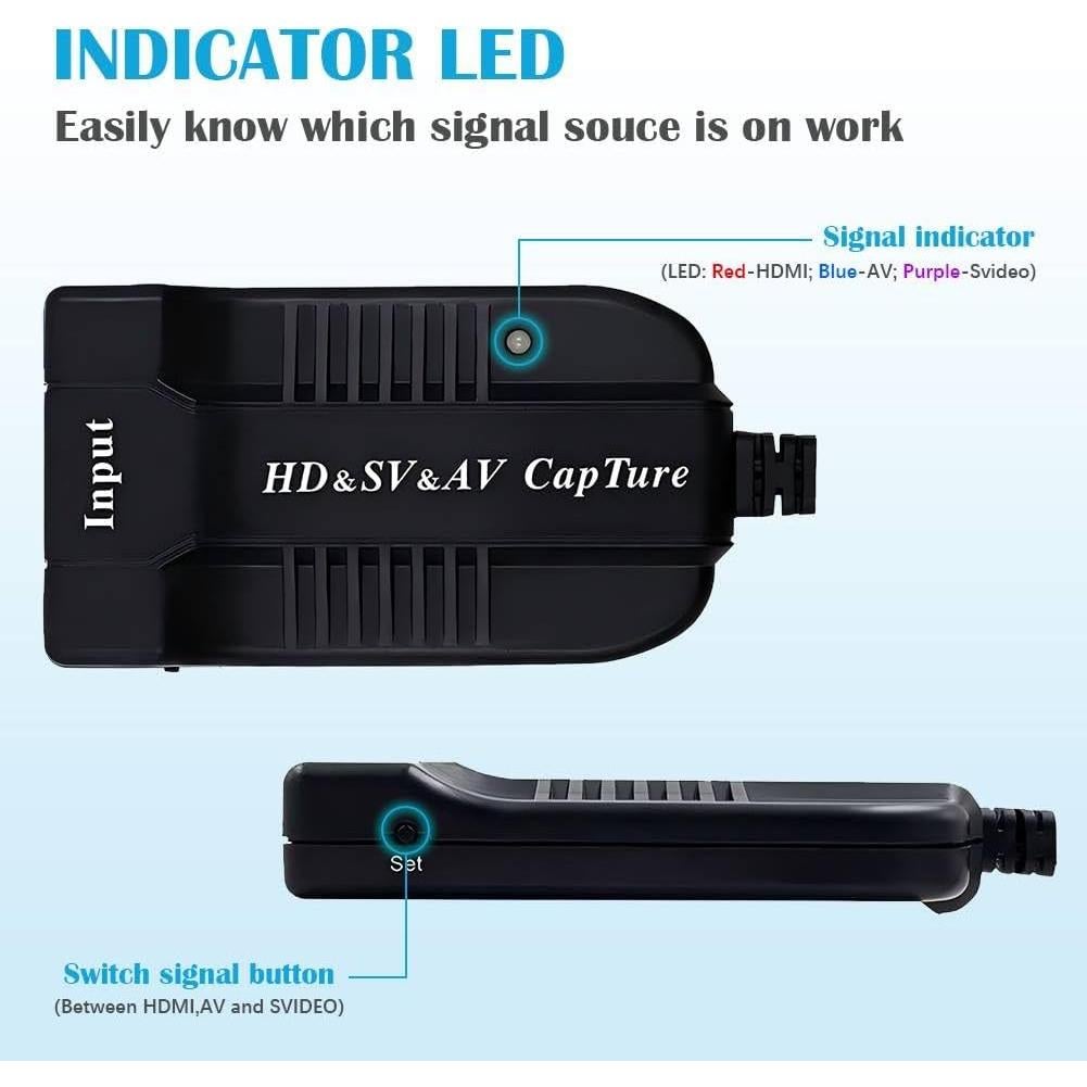 Tarjeta de Captura de Video TheJuns CapCards2.0 1080P HDMI AV