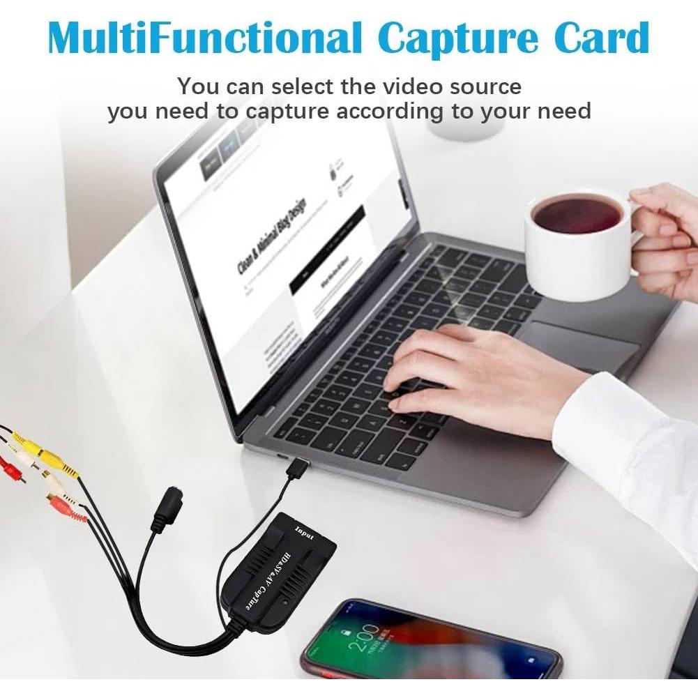 Tarjeta de Captura de Video TheJuns CapCards2.0 1080P HDMI AV