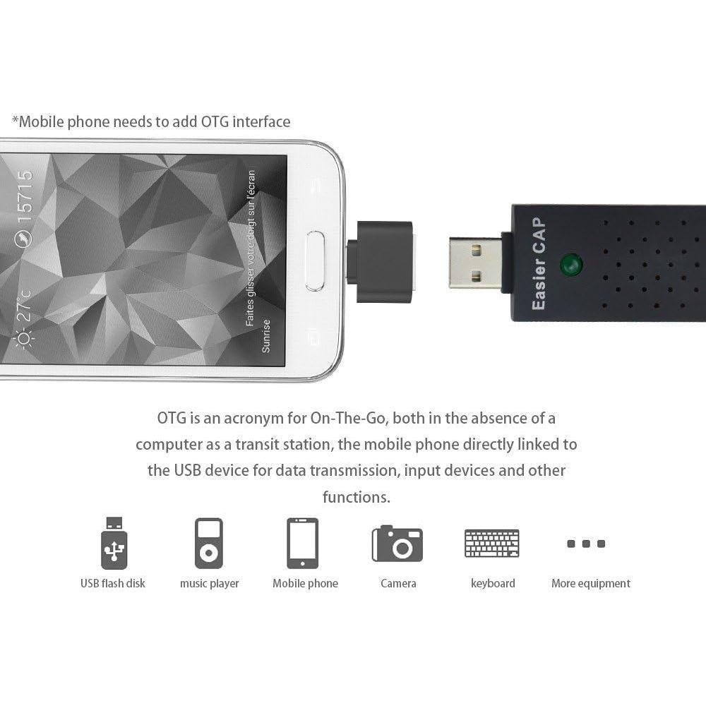 Tarjeta de Captura de Video y Audio USB ZOMTOP MS2100