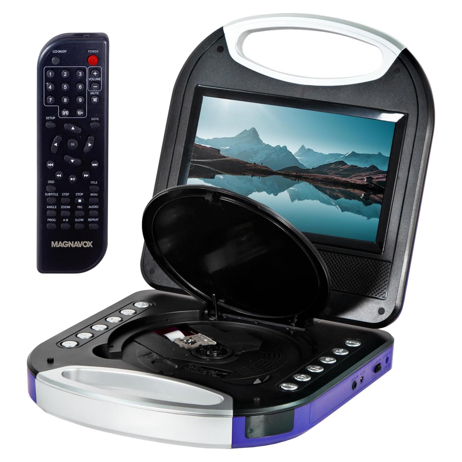 Reproductor DVD Portátil Magnavox MTFT750-PL 7" TFT Púrpura