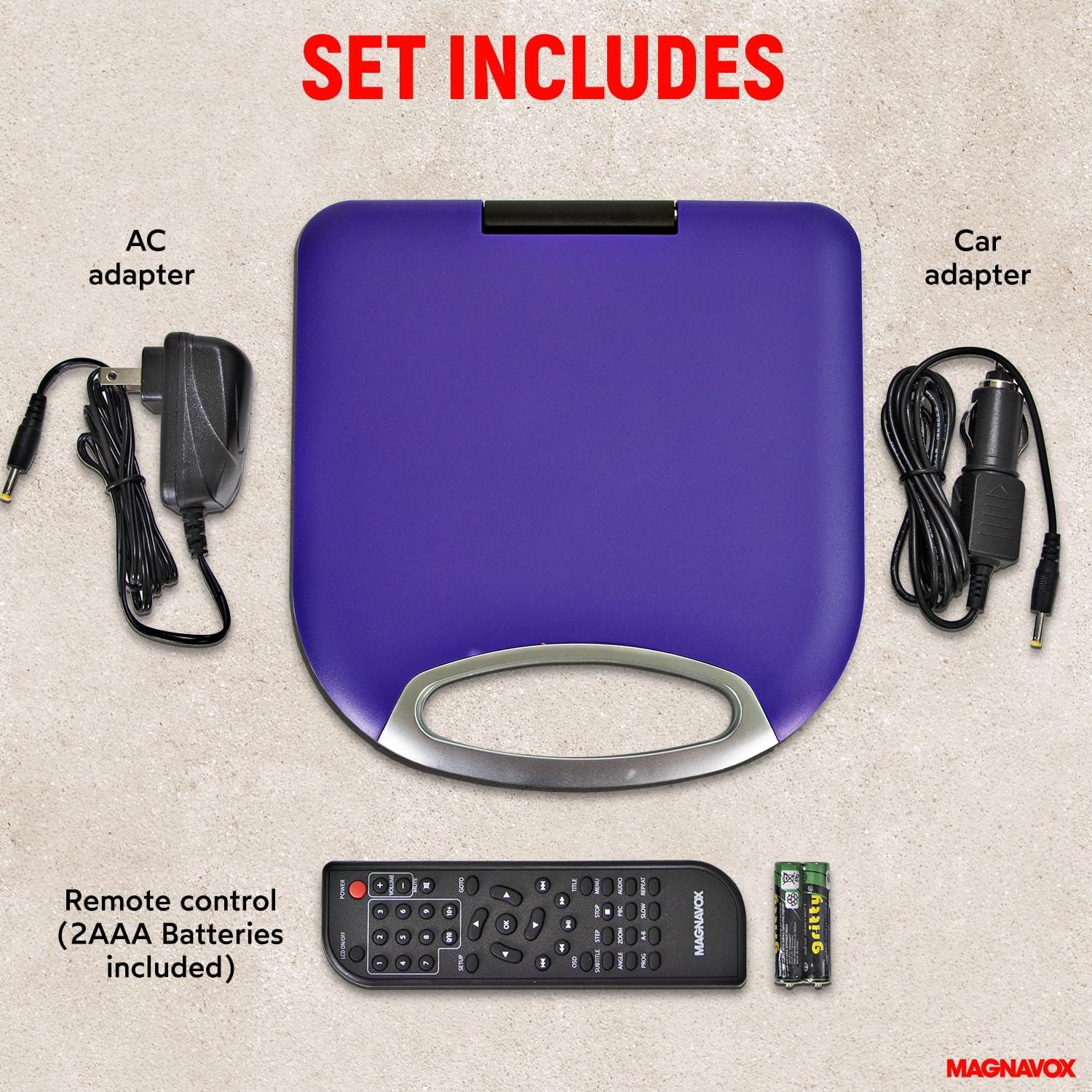 Reproductor DVD Portátil Magnavox MTFT750-PL 7" TFT Púrpura