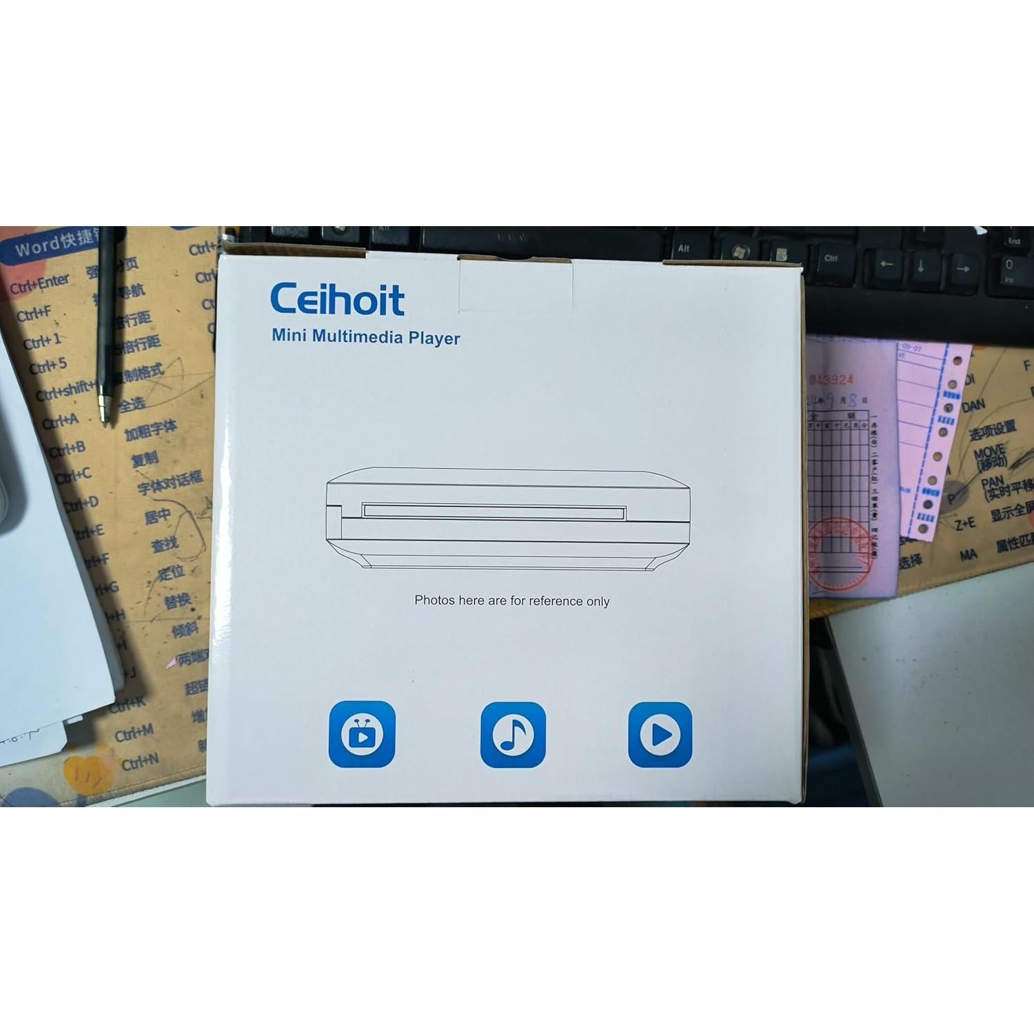 Reproductor de DVD HD Ceihoit Compacto 1080p HDMI USB