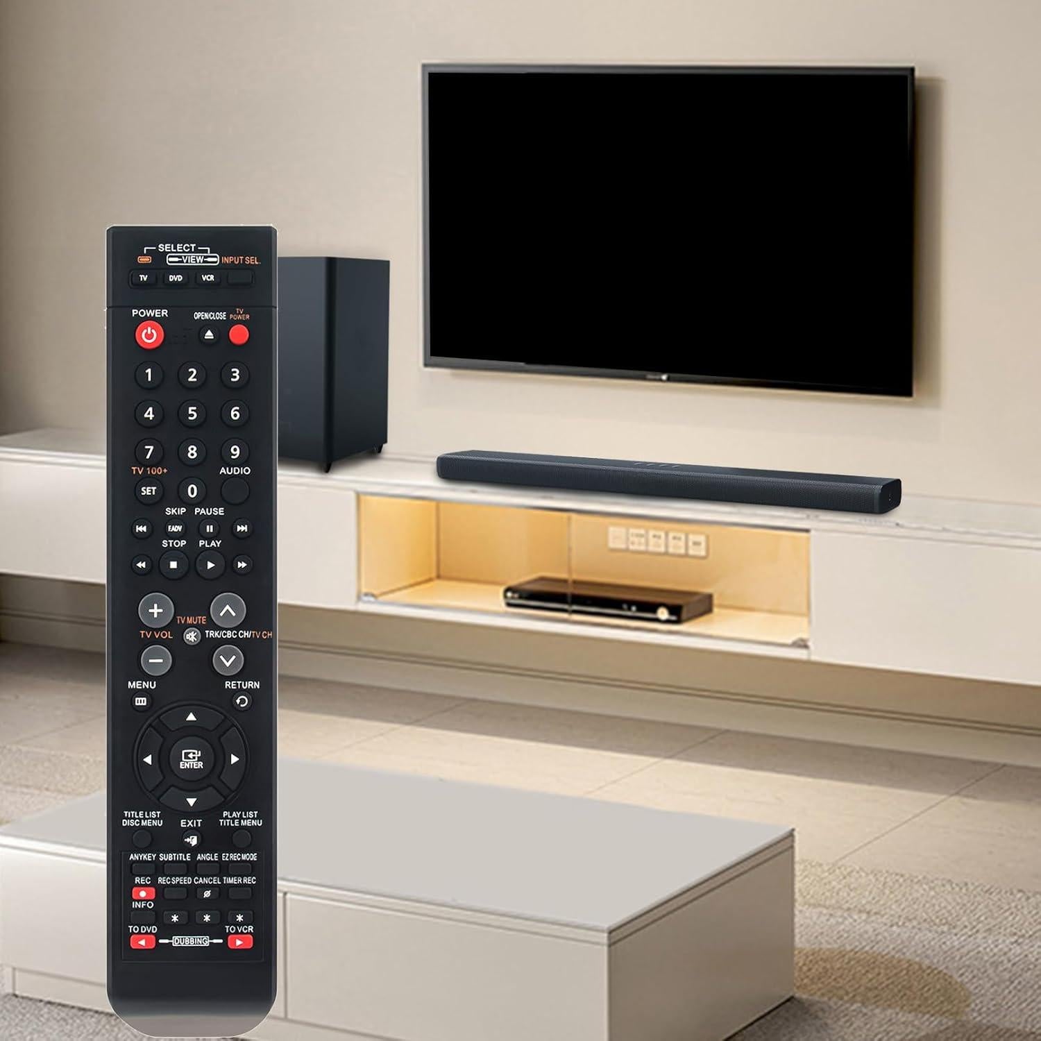 Control Remoto AK59-00084A Compatible Samsung DVD-VR375