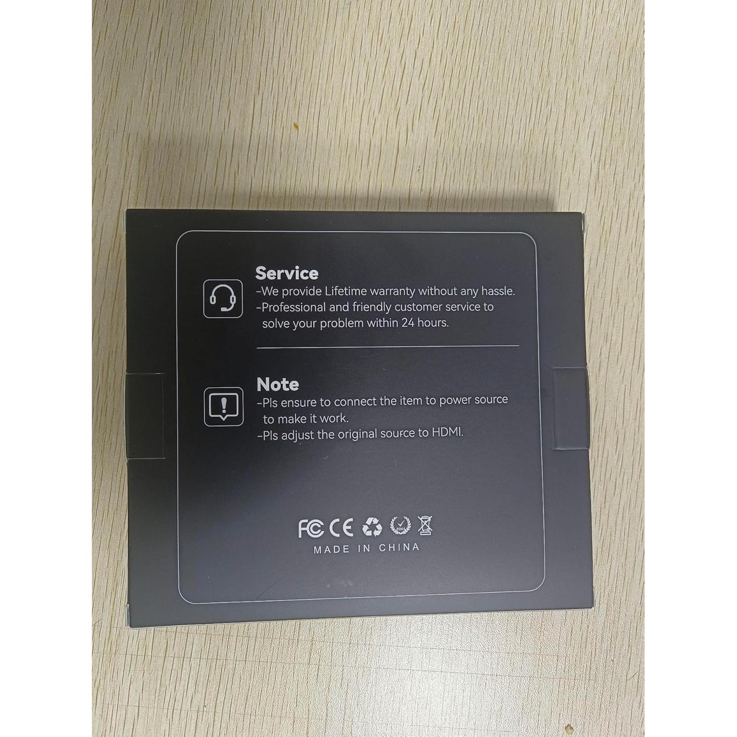 Convertidor RCA a HDMI Viagkiki 1080p con cables incluidos