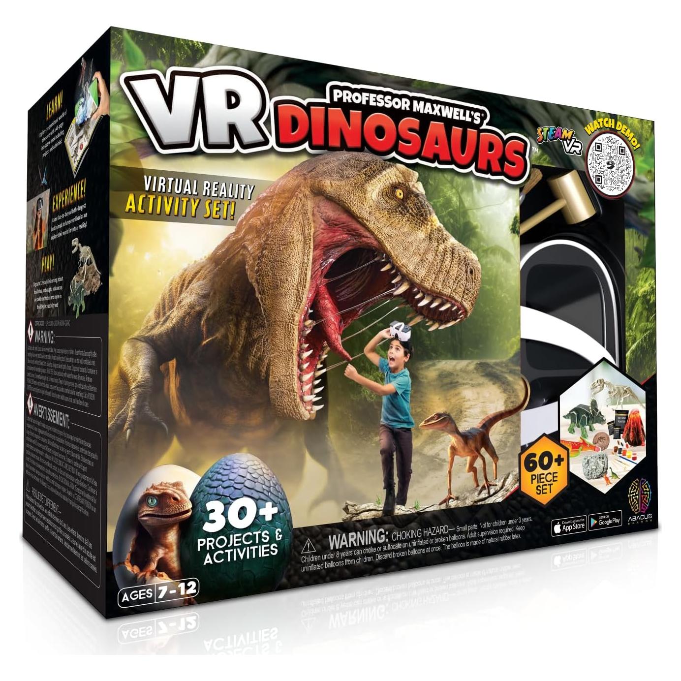 Kit de Ciencia VR Dinosaurios Profesor Maxwell - 60 Piezas