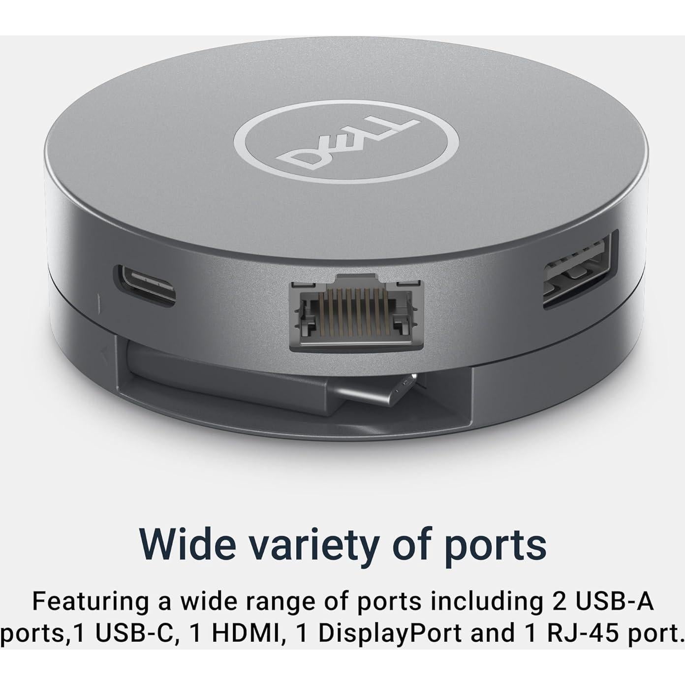 Adaptador Multiport USB-C Dell DA305 6-en-1 Gris