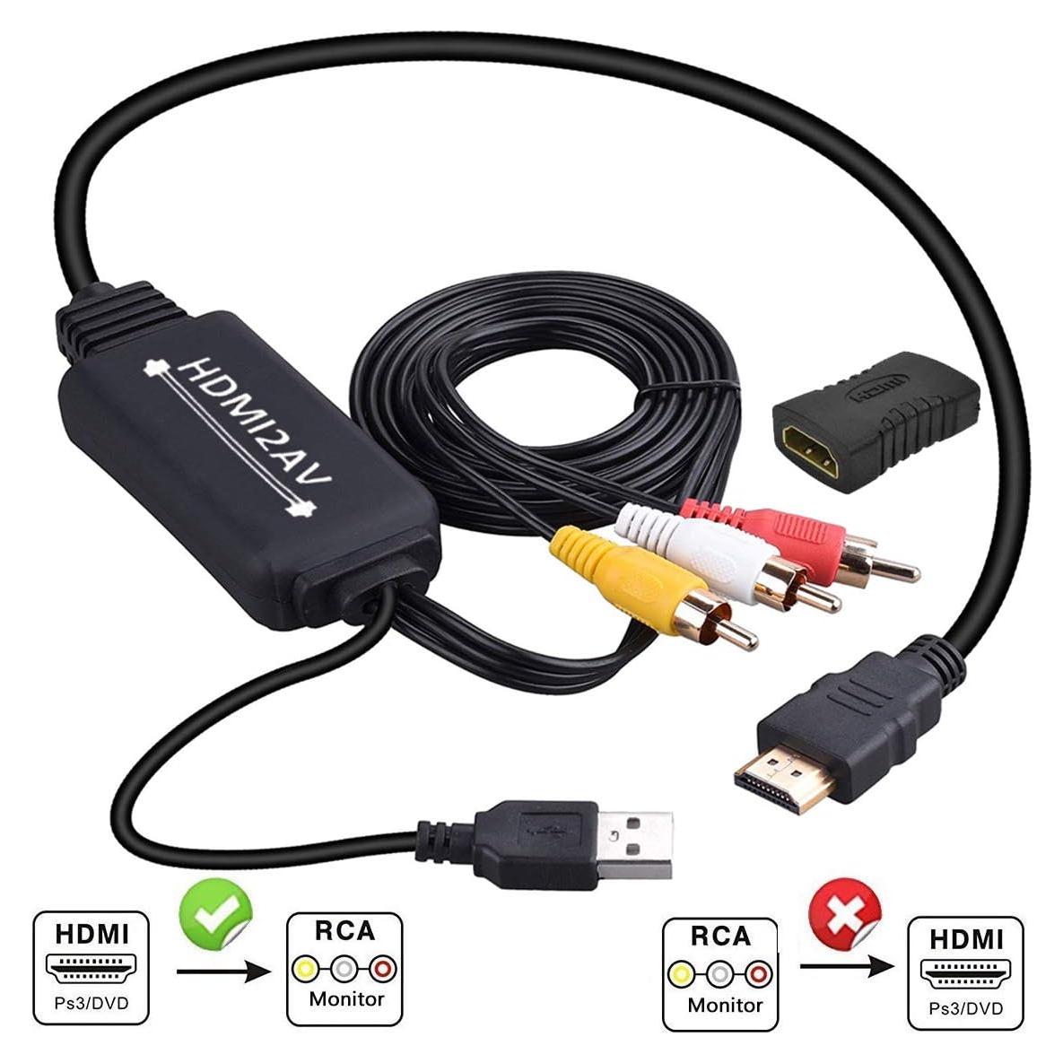 Convertidor HDMI a RCA Enbuer 1080P para TV Stick y PC