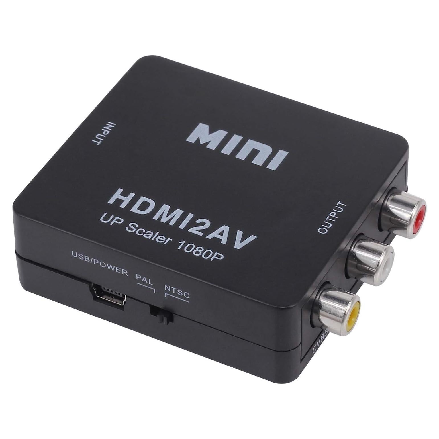 Convertidor HDMI a RCA Yeworth 1080P AV CVBS para PC y PS3