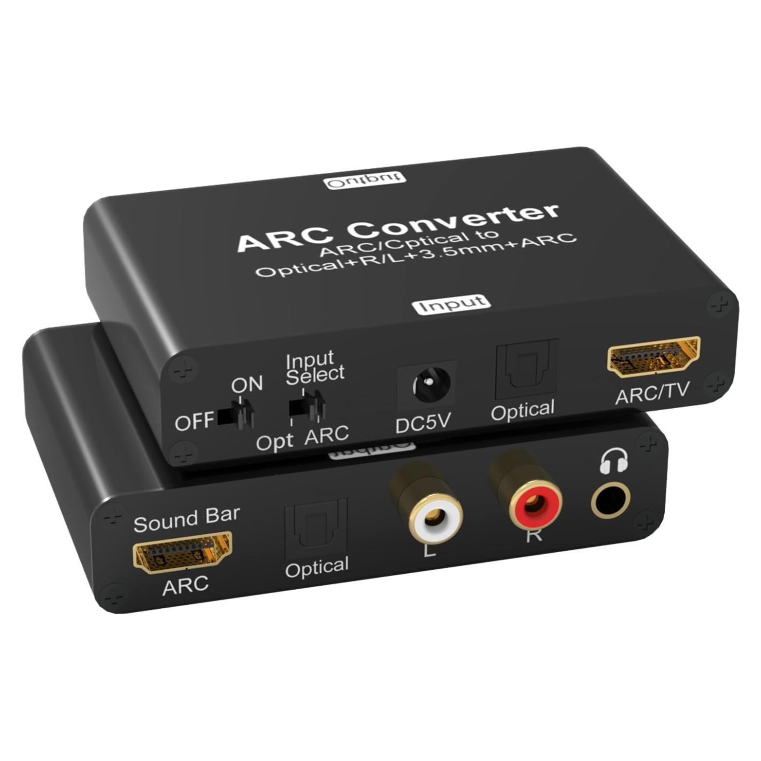 Convertidor de Audio HDMI ARC Tendak DAC 3.5mm y Óptico
