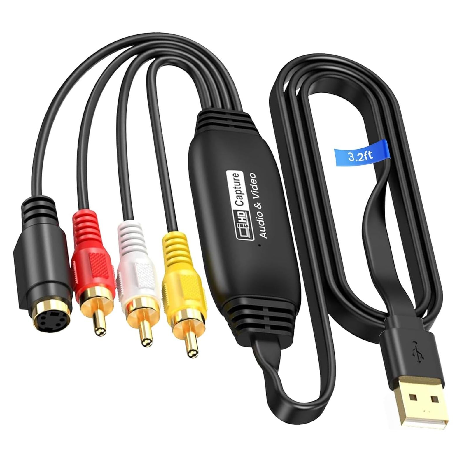 Convertidor de VHS a Digital avedio links USB 2.0 1080P