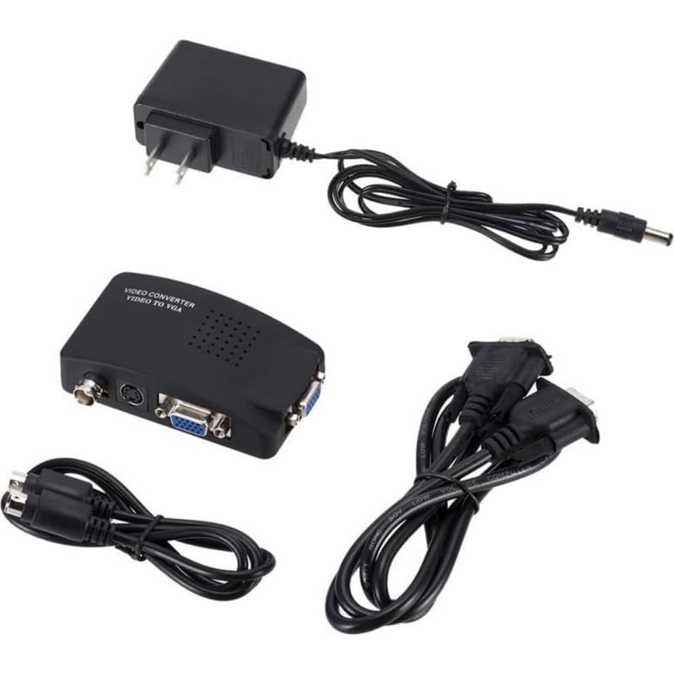 Convertidor BNC a VGA Saizuo - Adaptador CCTV y DVD